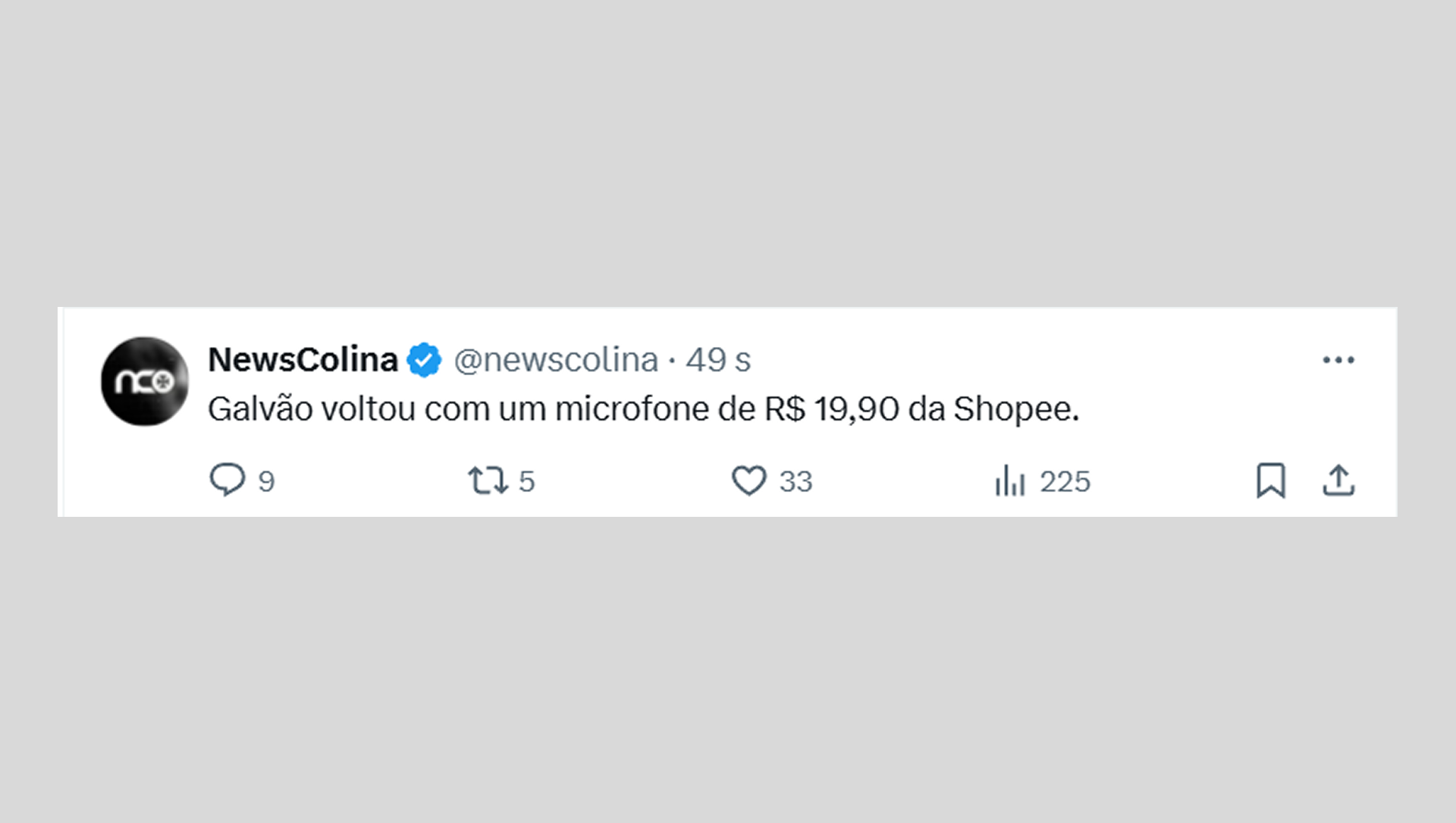 Comentários de torcedores e internautas sobre a ausência de Galvão Bueno na narração dos primeiros 15 minutos de Corinthians x Vasco, no Prime Video - Reprodução de rede social / X