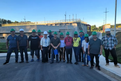Líderes comunitários visitam a Estação de Tratamento de Esgoto de São Pedro da Aldeia