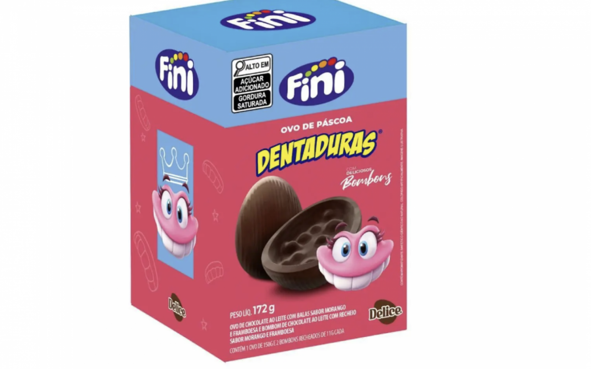 Ovo Fini sabor dentadura está por R$64,99 nas Americanas - Reprodução / Americanas 