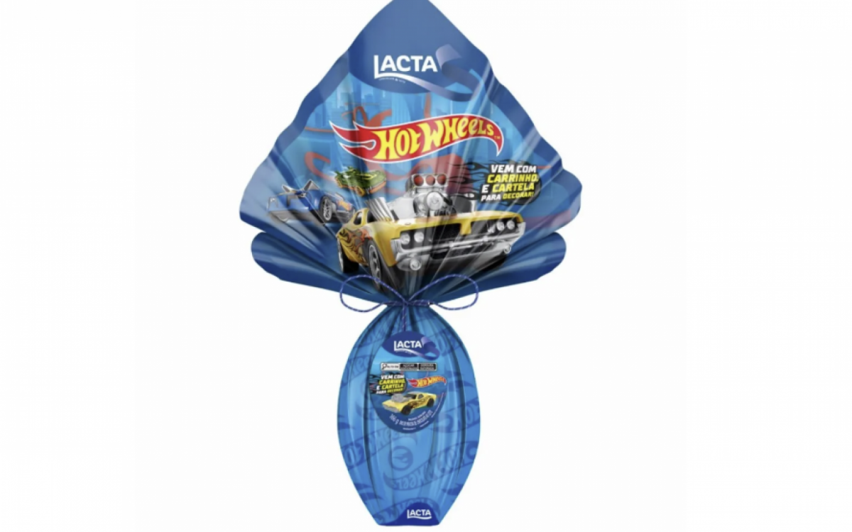 Ovo de Páscoa Hot Wheels tem carrinho de brinquedo de brinde - Reprodução / Amazon