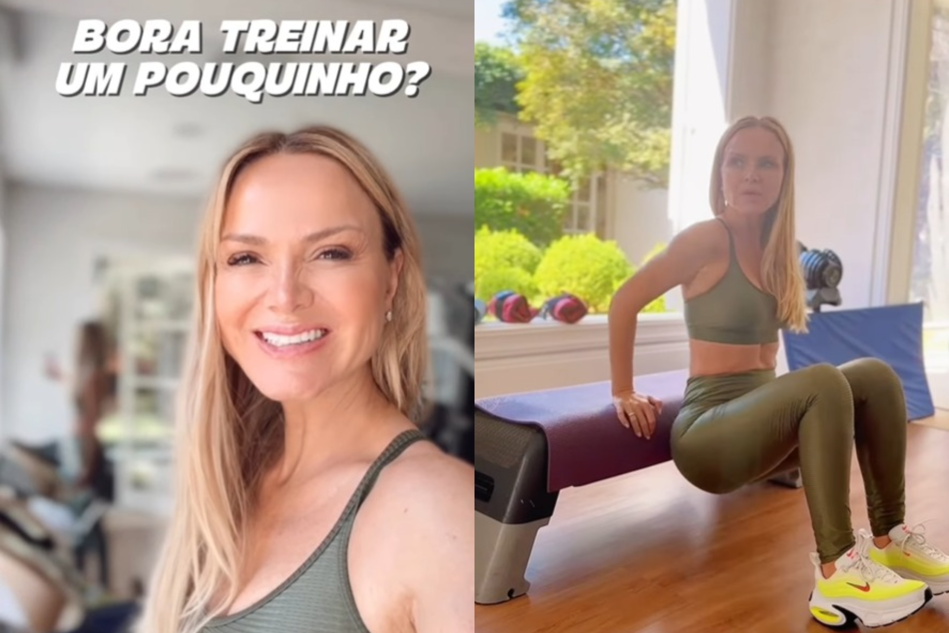 Eliana mostra rotina de exercícios físicos  - Reprodução Instagram
