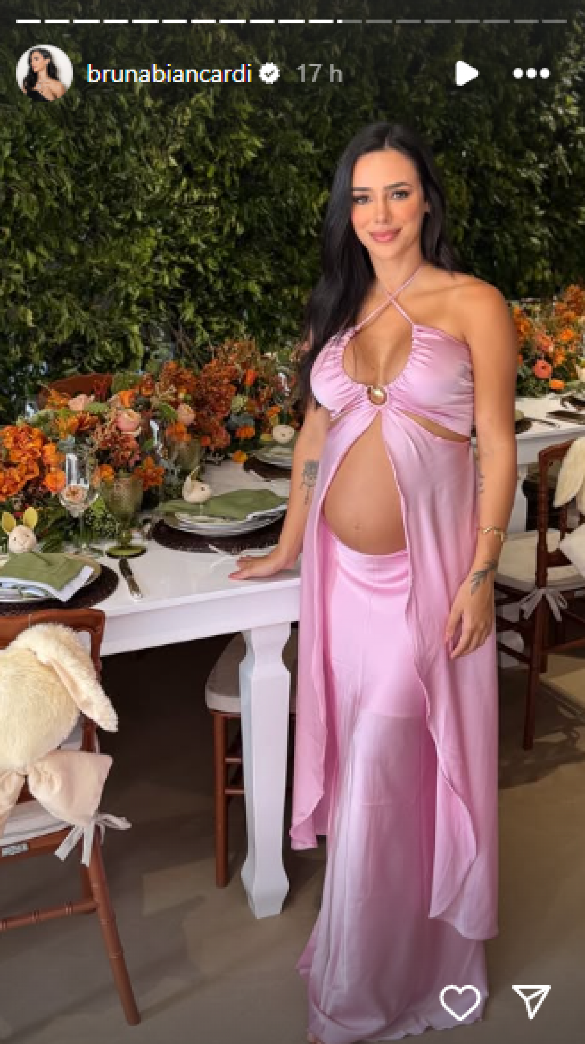 Grávida de Neymar, Bruna Biancardi mostra decoração da festa de Páscoa - Reprodução / Instagram