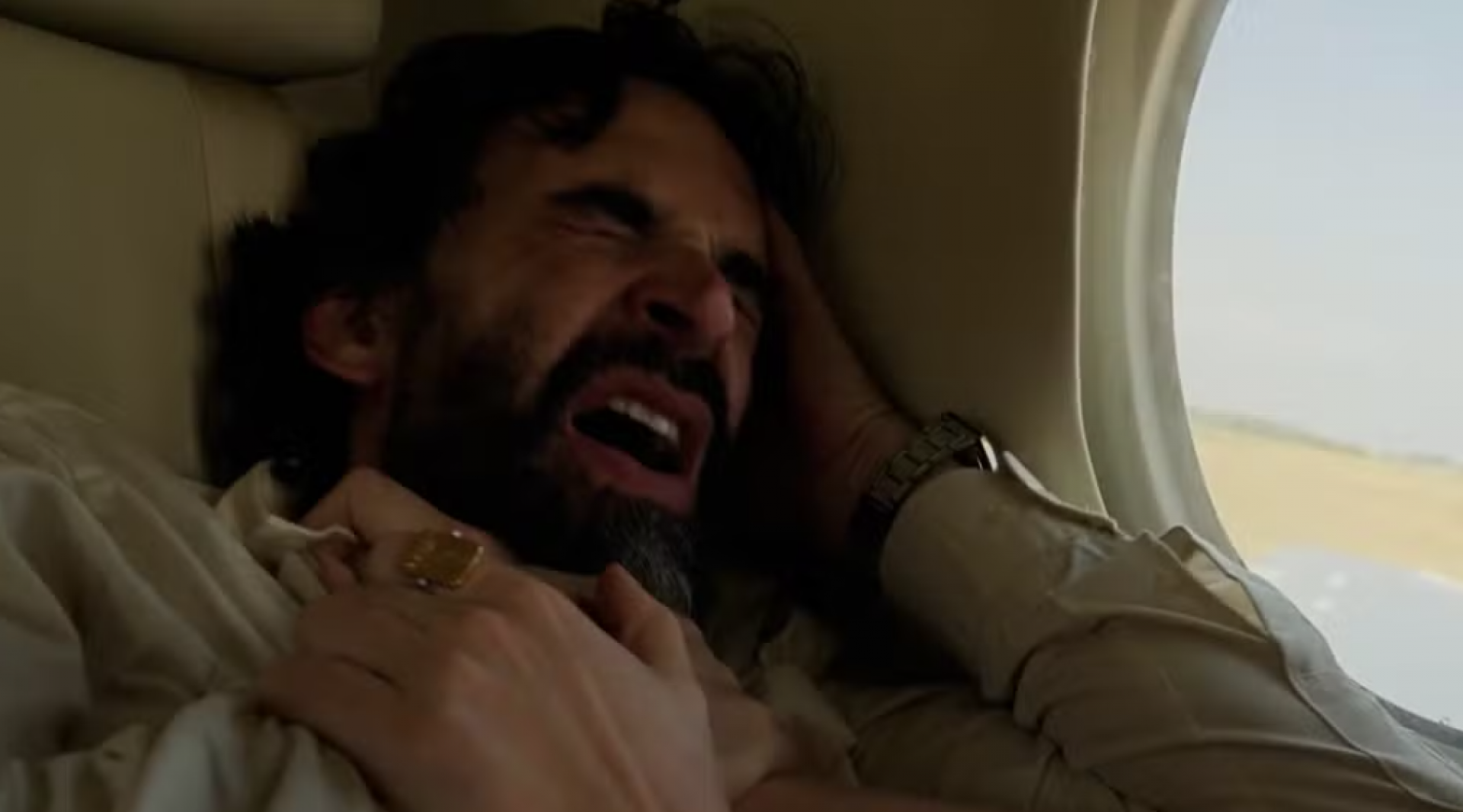 Rubinho passa mal antes de voo - Globo