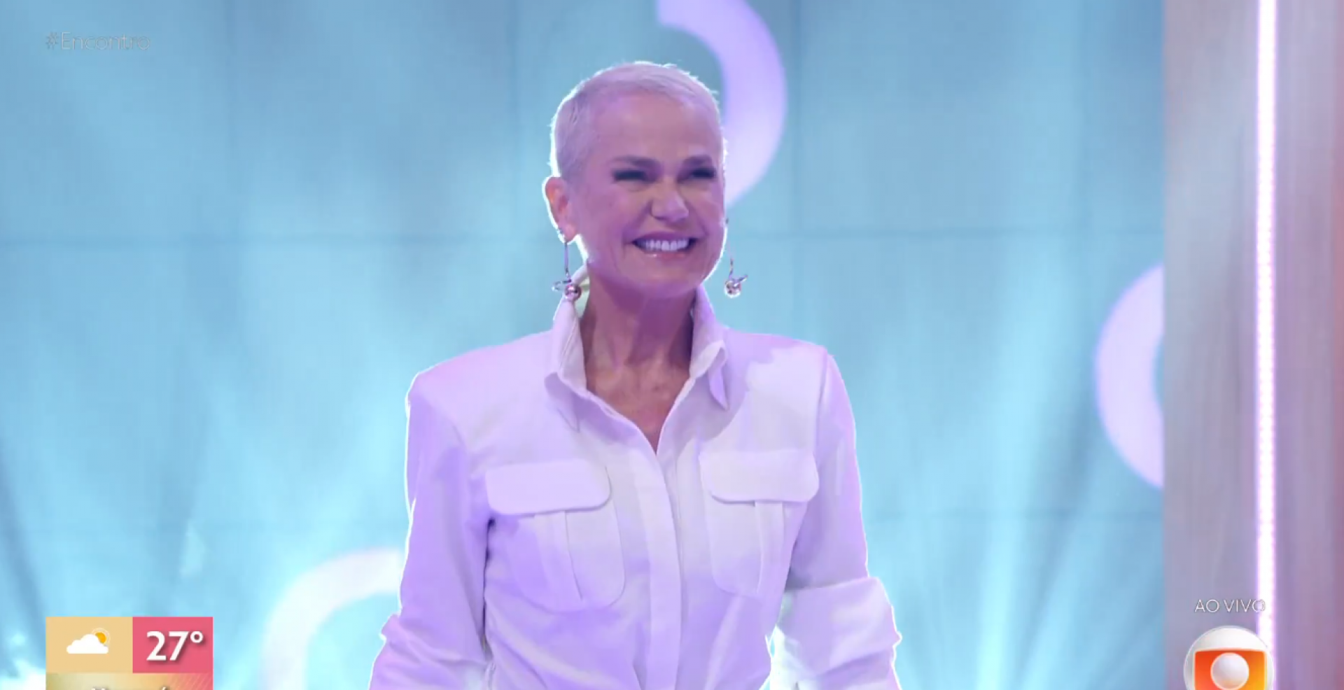 Xuxa faz retrospectiva da carreira e recebe homenagem no 'Encontro com Patrícia Poeta' - Reprodução de vídeo / X