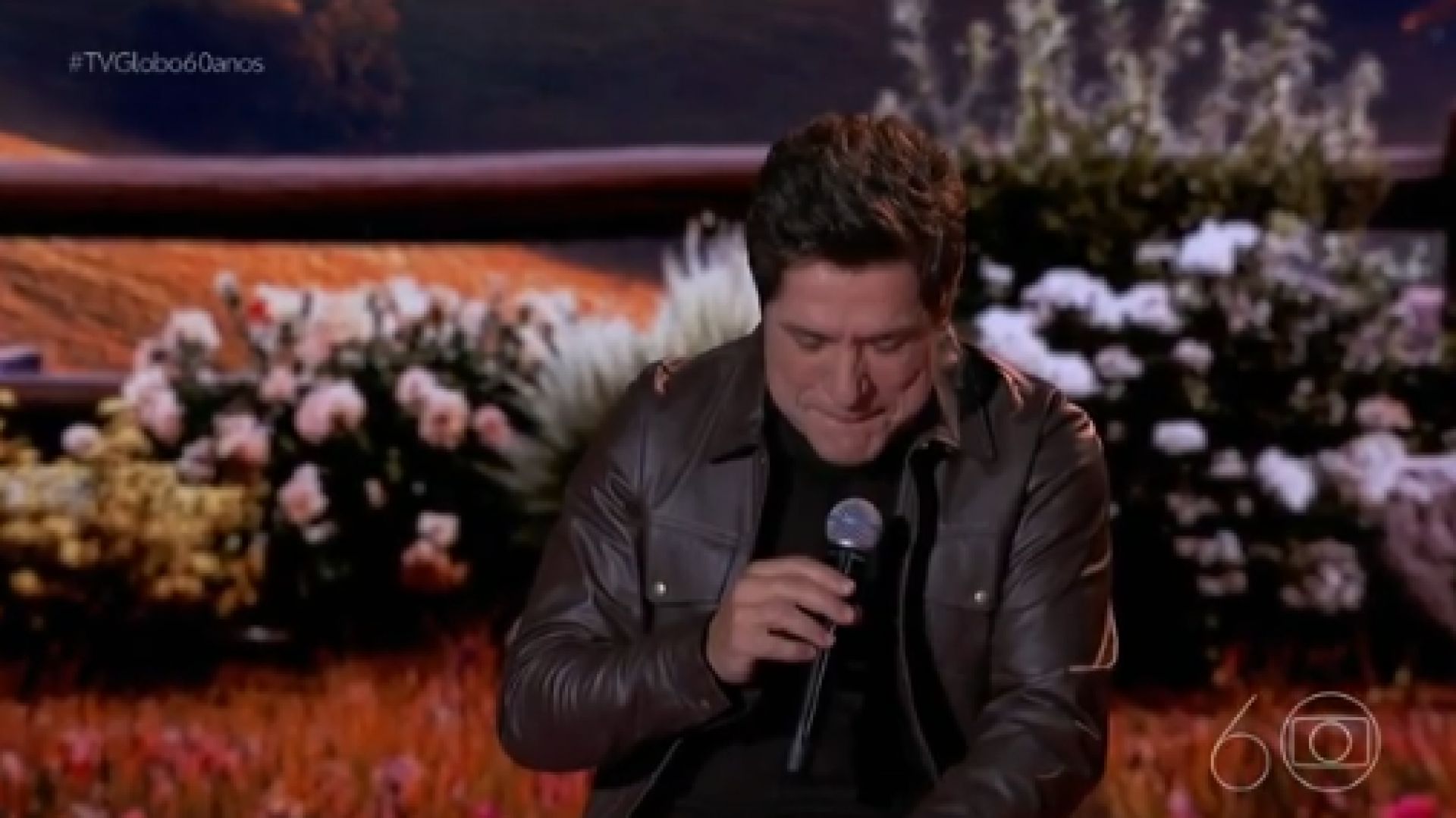 Daniel se emociona ao cantar com filha de João Paulo no 'Domingão com Huck', da TV Globo - Reprodução de vídeo