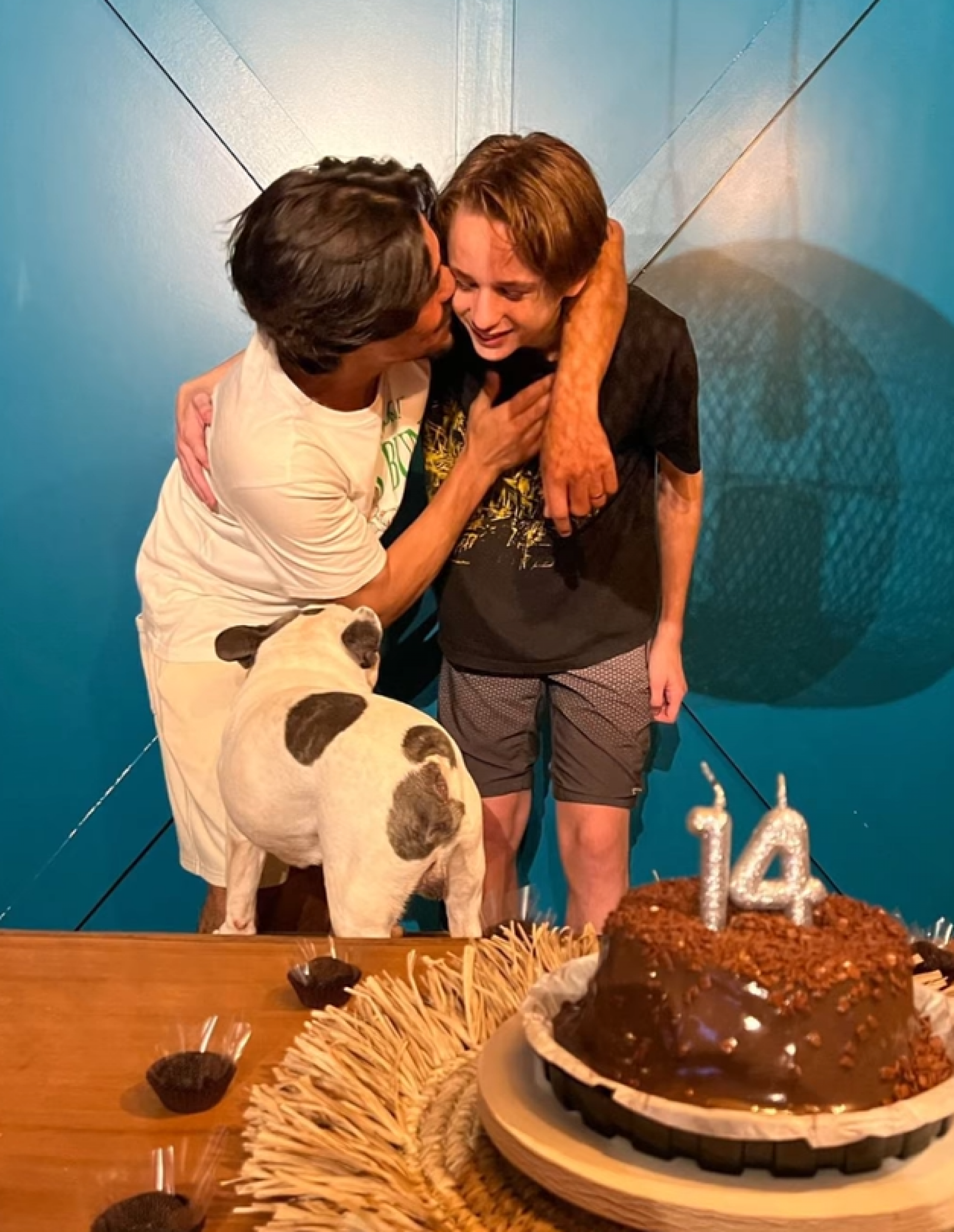 Homenagem de André Gonçalves ao enteado Guy emociona fãs nas redes sociais - reprodução Instagram