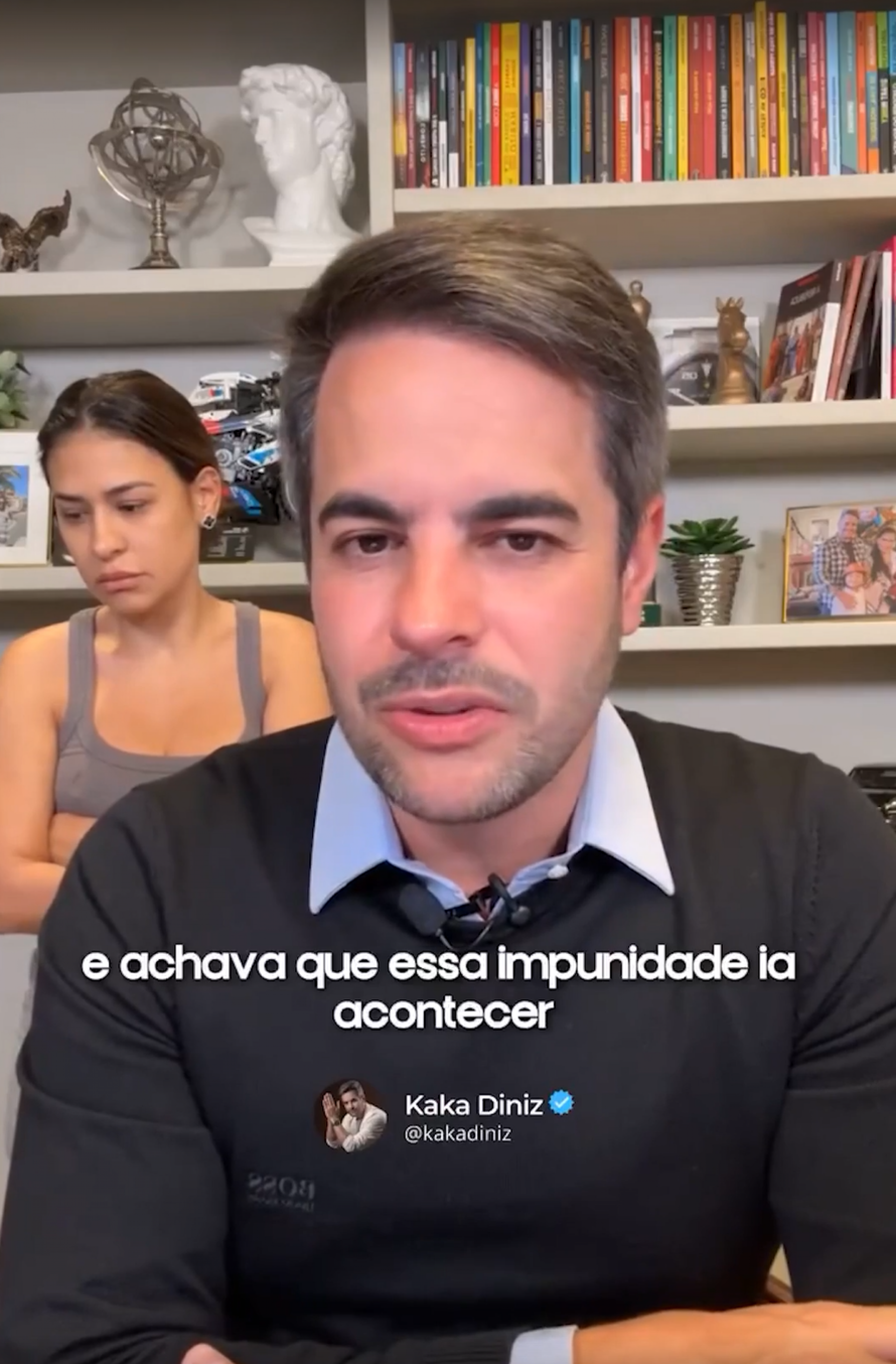 Kaká Diniz reage a novos ataques contra Simone Mendes - reprodução Instagram
