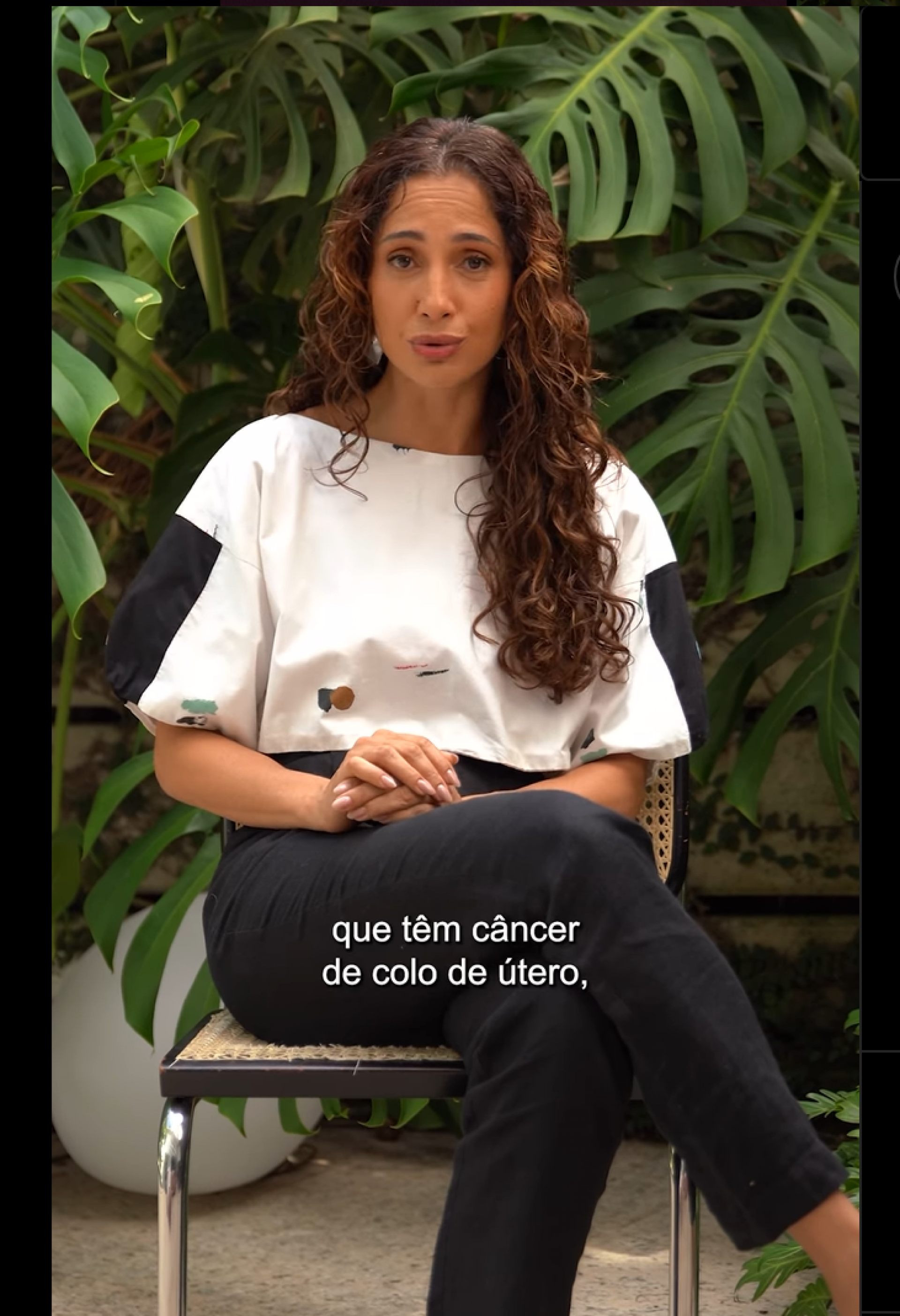 Camila Pitanga visita INCA para construir personagem com câncer em 