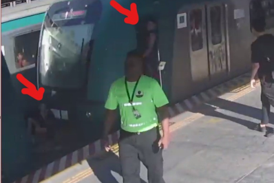 Adolescentes são detidos 'surfando' em trem na Zona Norte