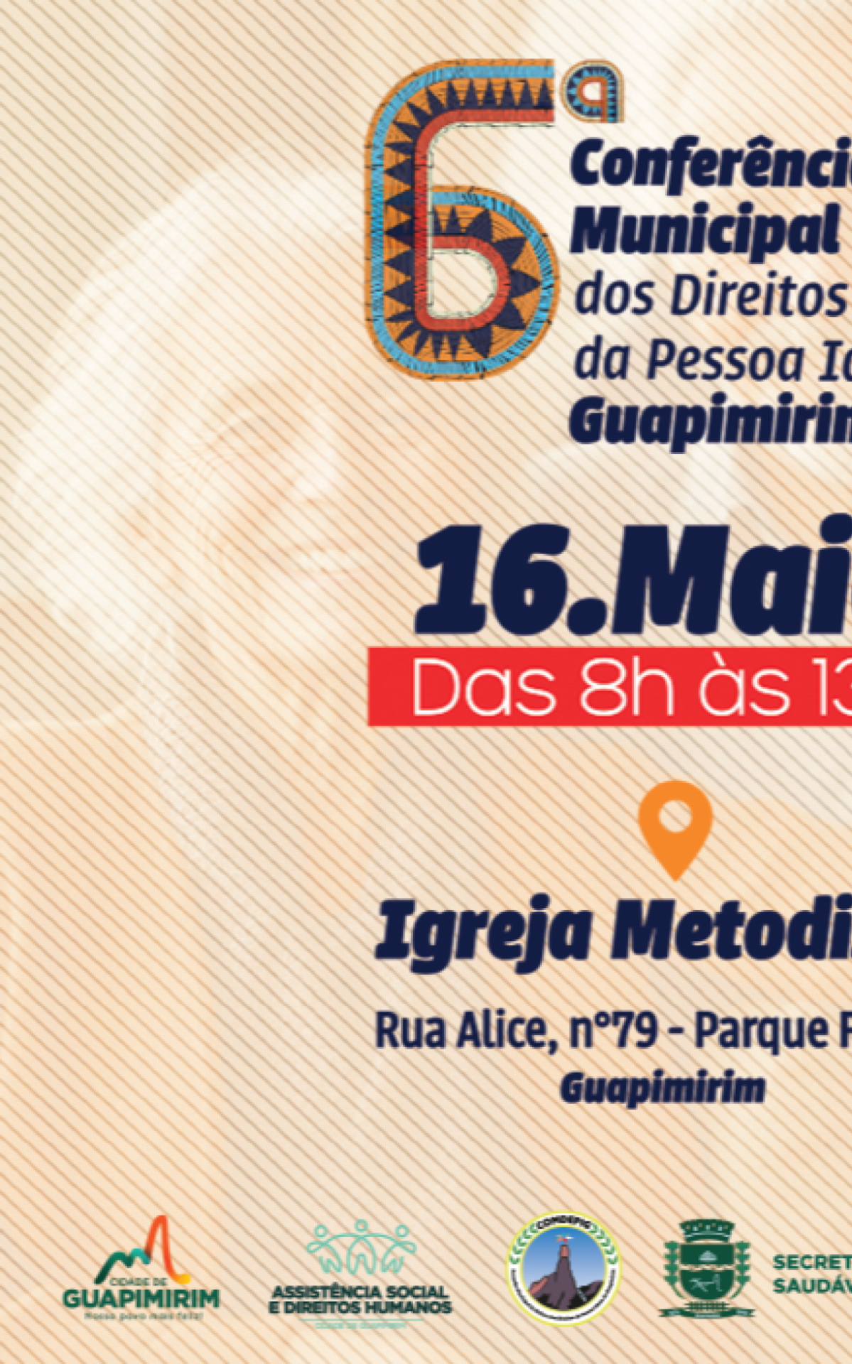 6&ordf; Confer&ecirc;ncia Municipal dos Direitos da Pessoa Idosa em Guapimirim - Divulga&ccedil;&atilde;o