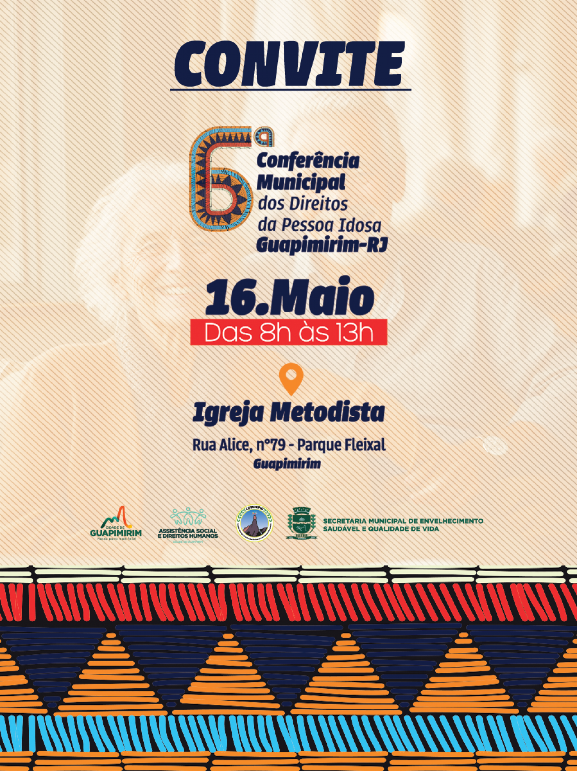 6ª Conferência Municipal dos Direitos da Pessoa Idosa em Guapimirim