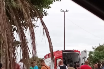 Acidente entre moto e carro deixa motociclista ferido em Cabo Frio