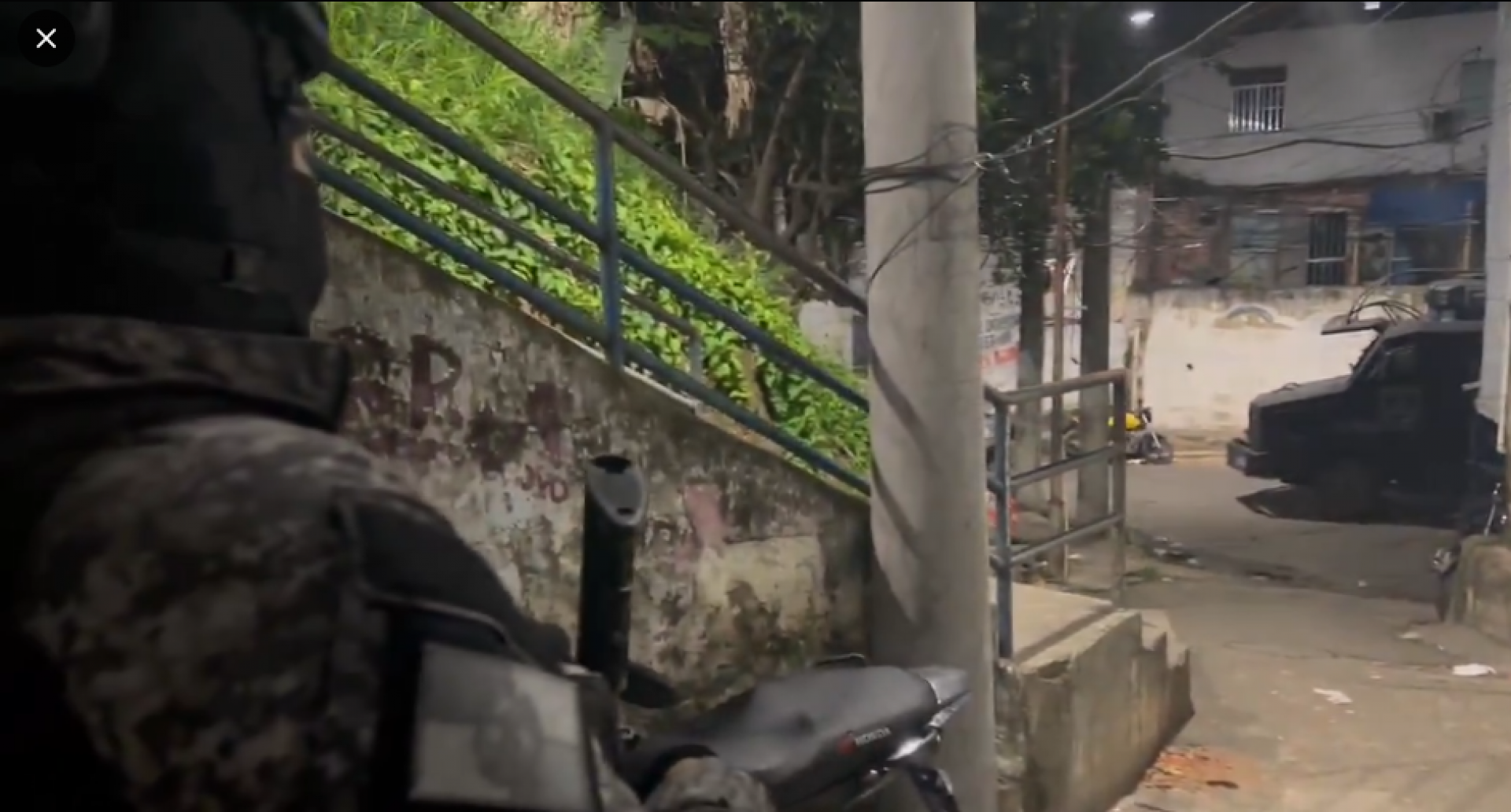 Polícia Militar reforça patrulhamento no Morro dos Macacos - Reprodução/Redes sociais