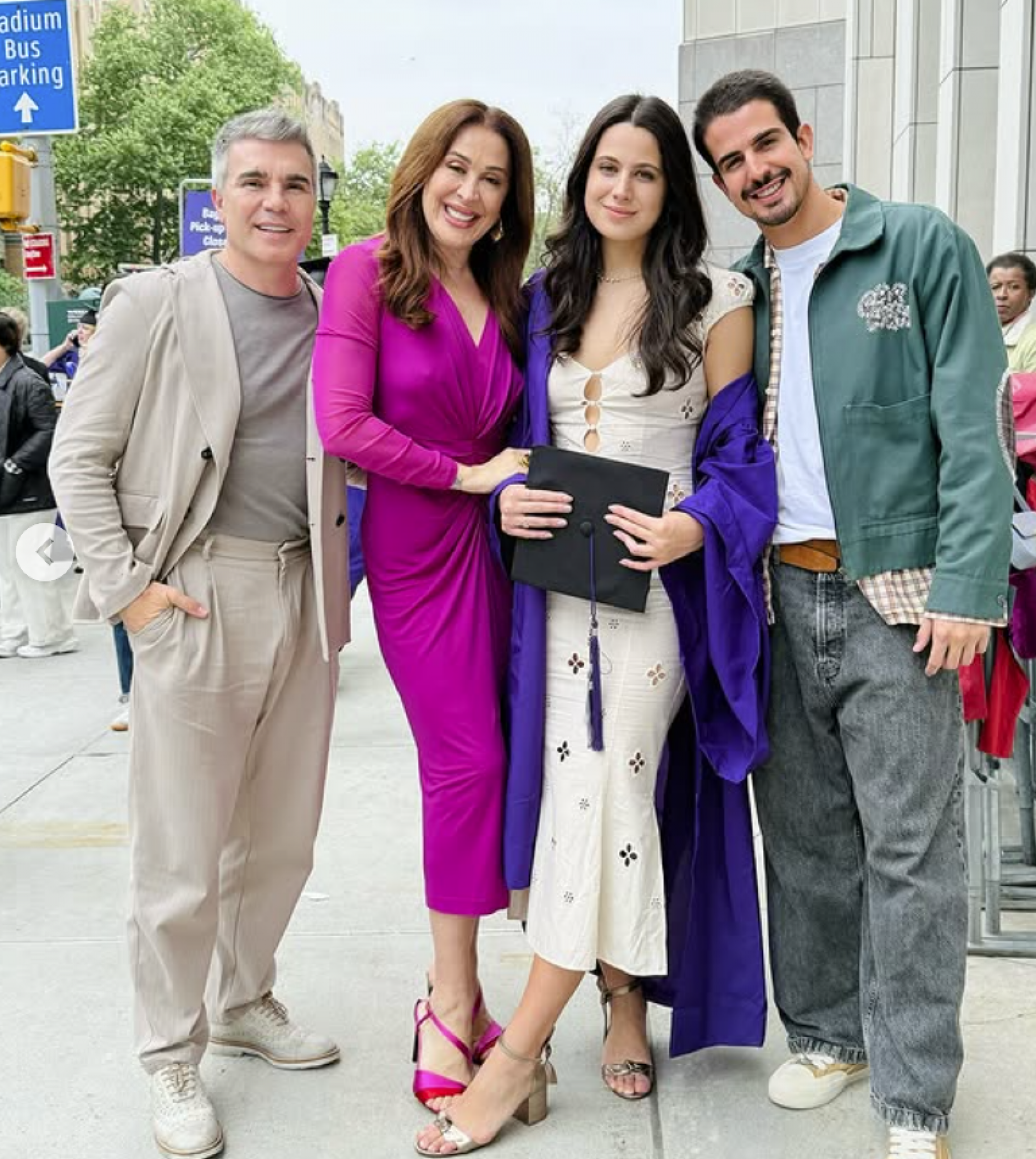 Sophia Raia celebrou a consquista em família - reprodução Instagram