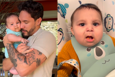 Eliezer diverte seguidores ao exibir reação de Ravi durante introdução alimentar