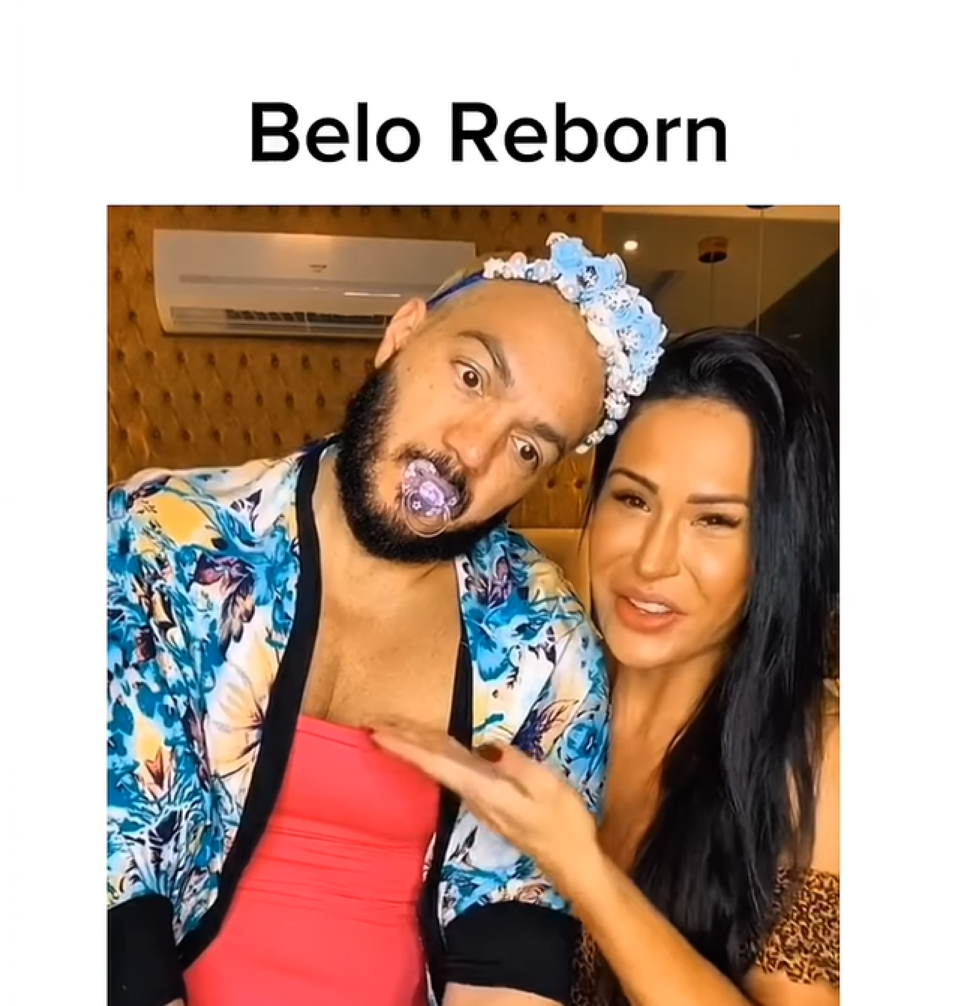 Gracyanne Barbosa publica vídeo antigo com Belo vestido de bebê reborn - reprodução Instagram