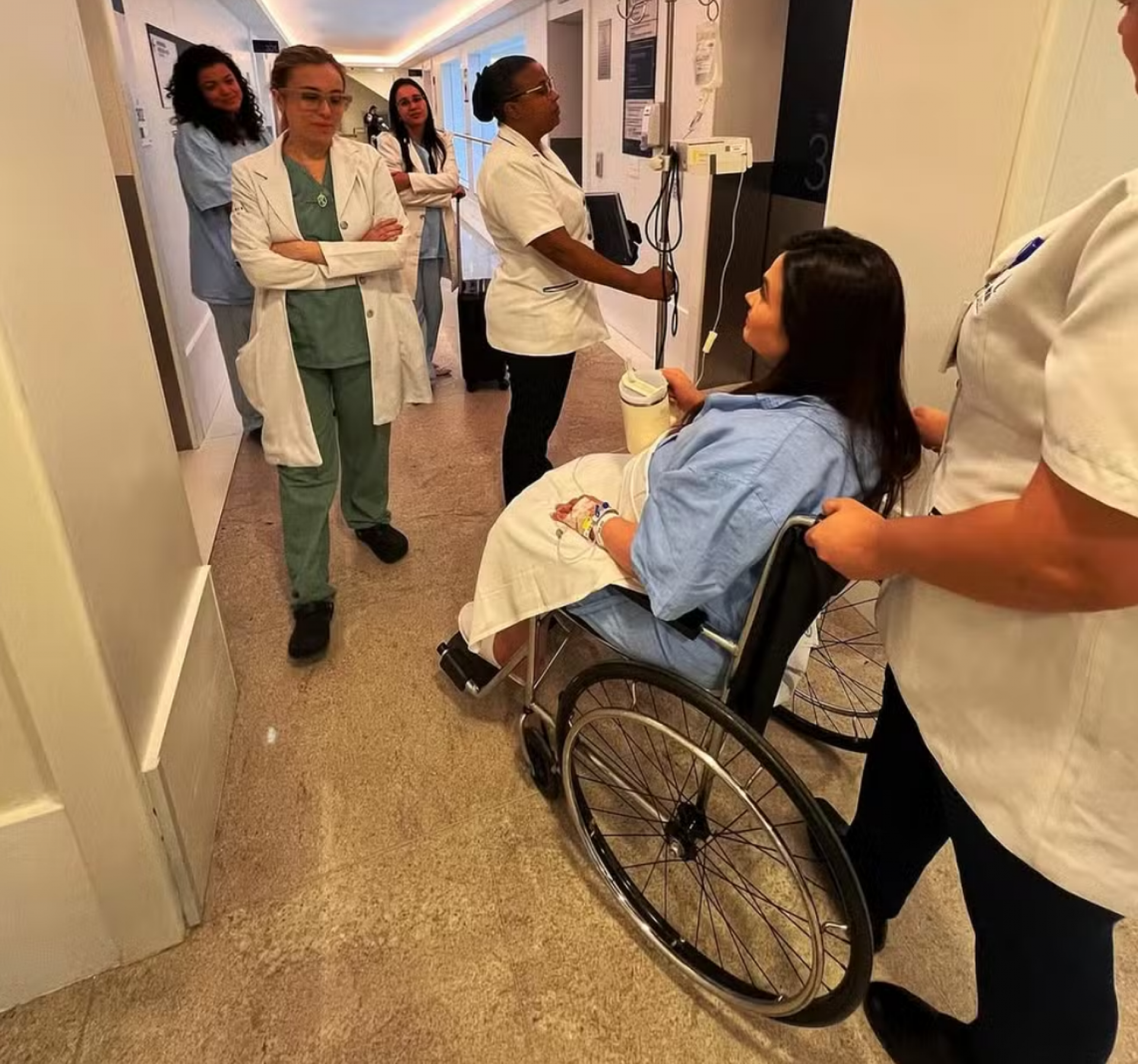 Yudi Tamashiro acompanha Mila Braga à maternidade e celebra chegada do primeiro filho - reprodução Instagram