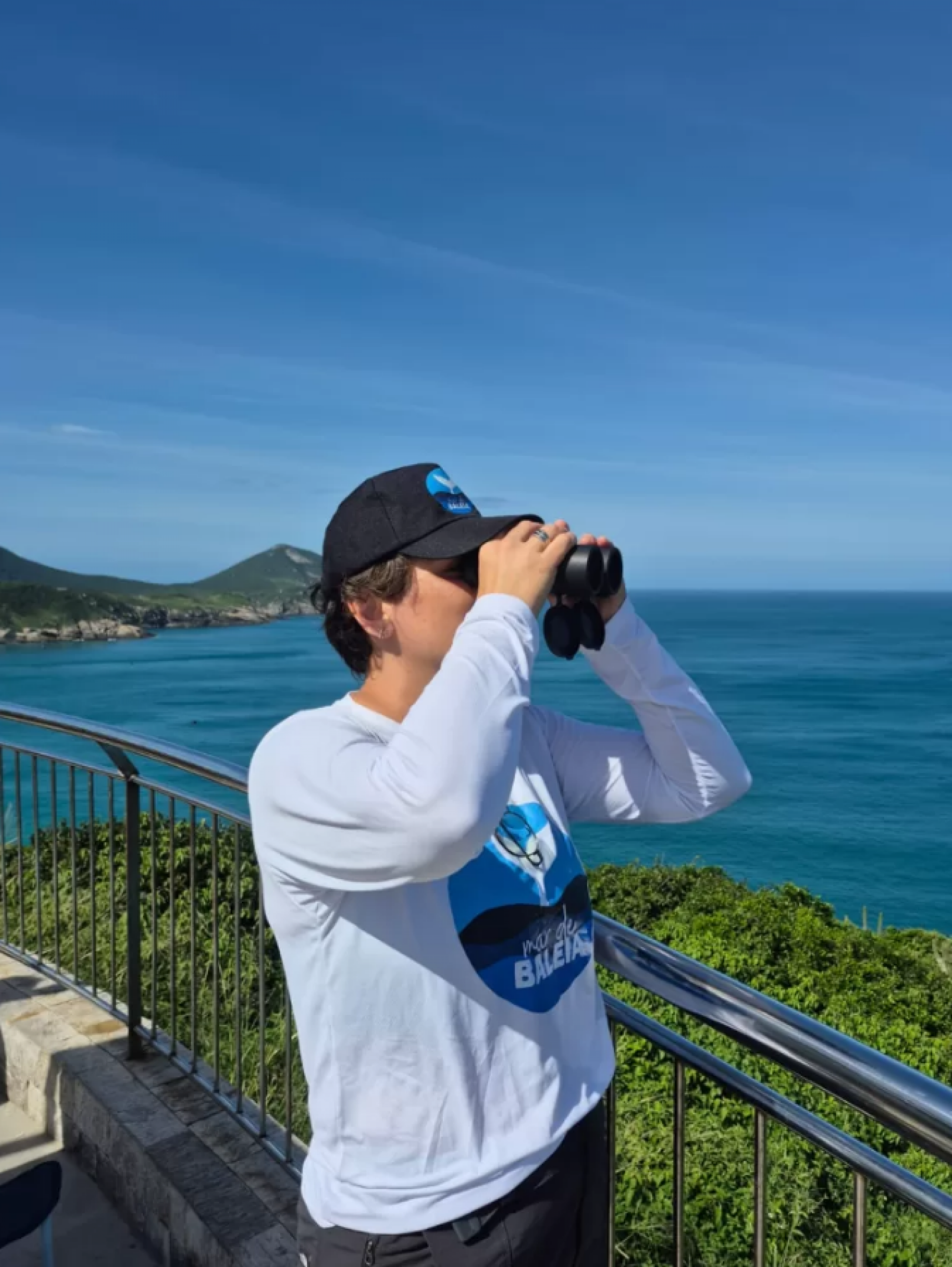 Baleias-fin (Balaenoptera physalus) s&atilde;o avistadas  - Felipe Peixoto e Marcelo Gah