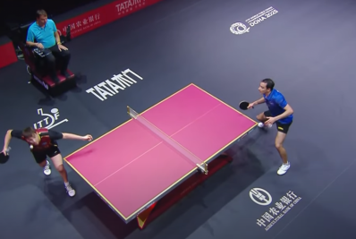 Hugo Calderano vai às oitavas de final do Mundial de tênis de mesa