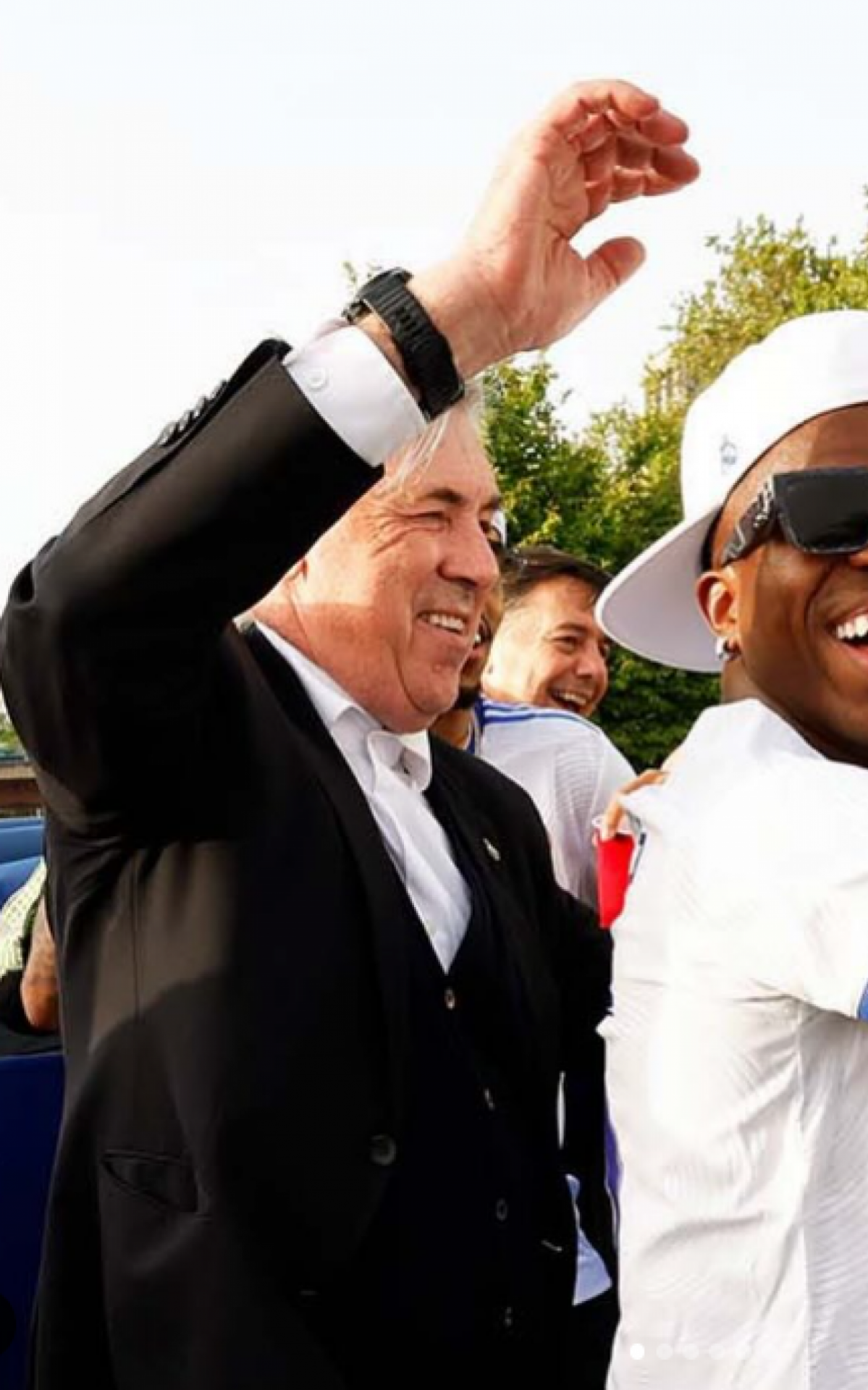 Vini Jr postou v&aacute;rias fotos ao lado de Carlo Ancelotti - Reprodu&ccedil;&atilde;o de Instagram