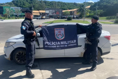 Polícia Militar recupera veículo roubado em Arraial do Cabo