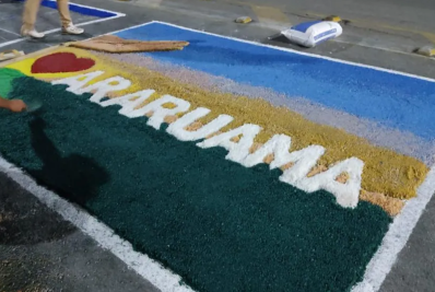 Araruama abre inscrições para confecção dos tradicionais tapetes de sal de Corpus Christi