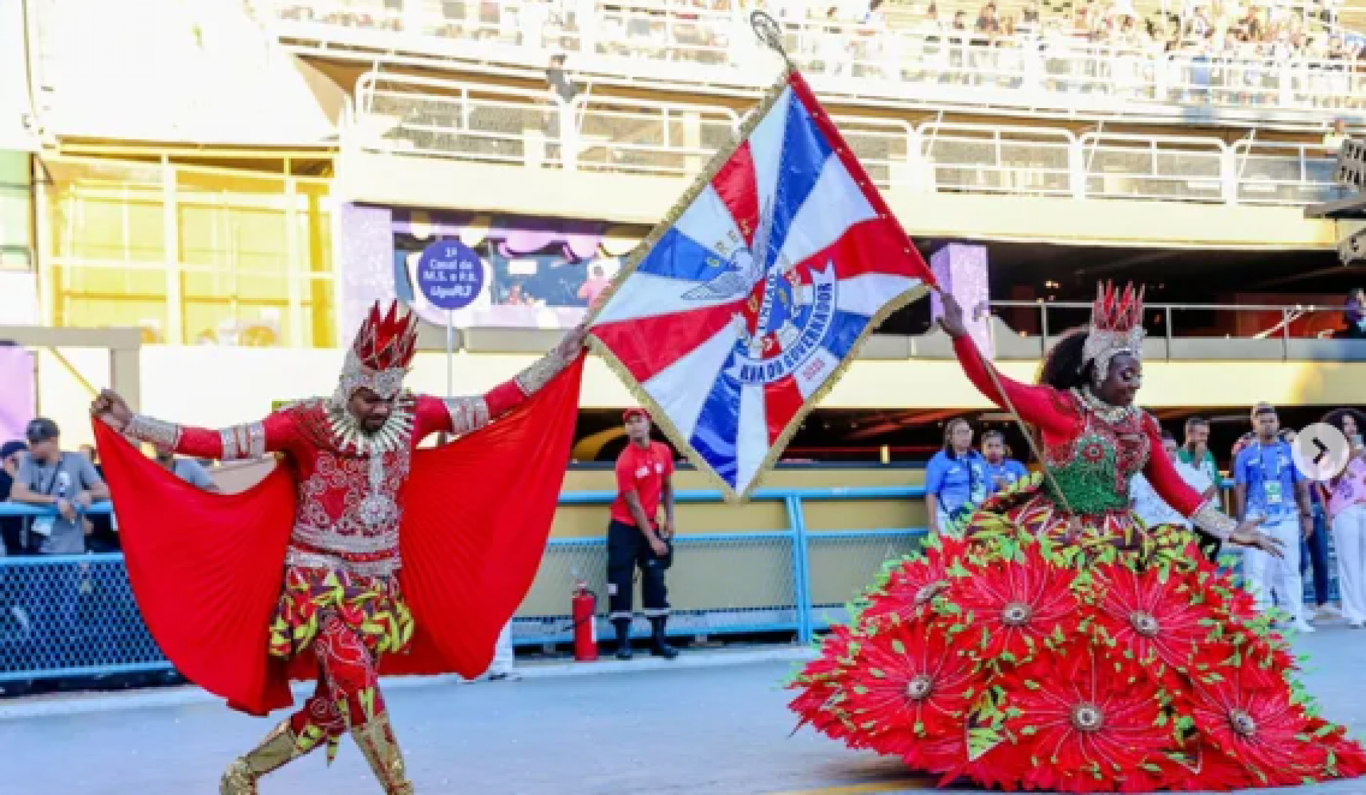 Desfile de 2025 da União da Ilha na Sapucaí - Reprodução/Redes sociais