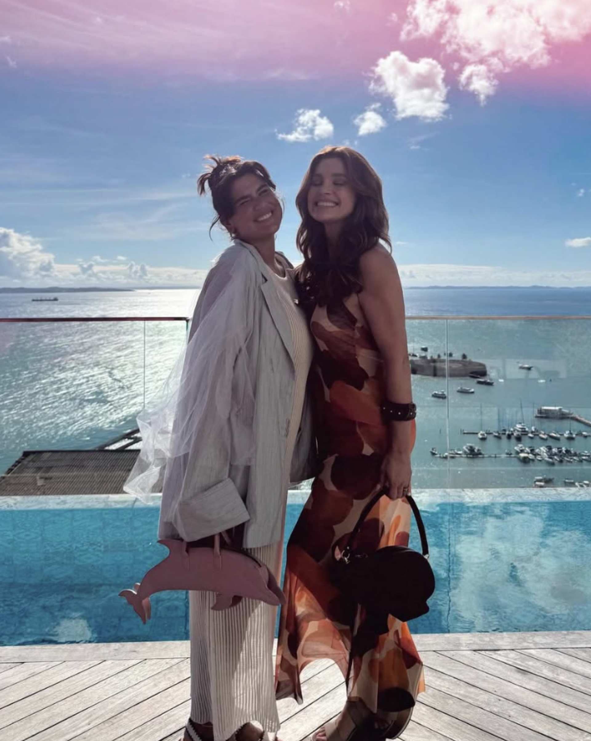 Flávia Alessandra e Giulia Costa - reprodução Instagram