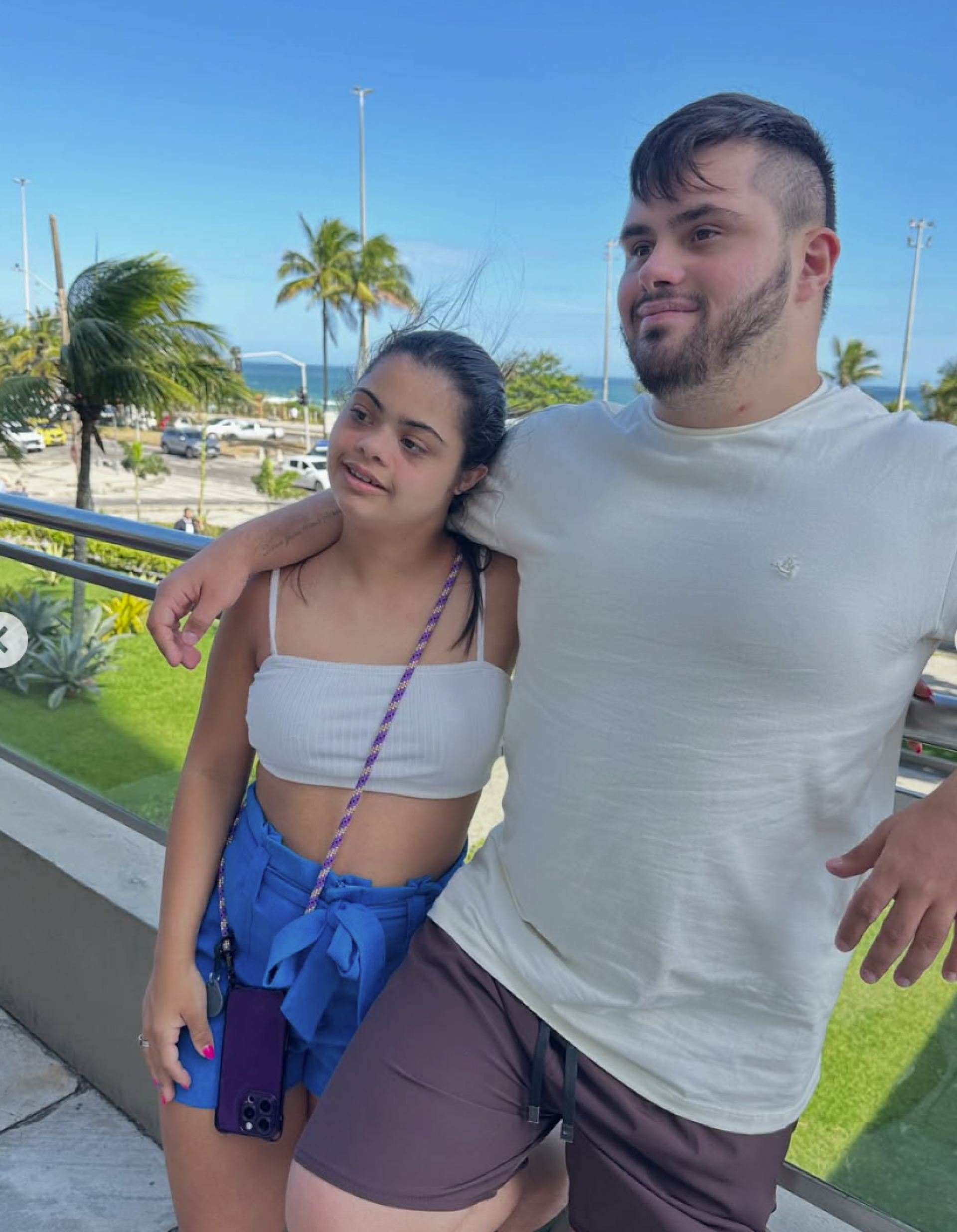 Ivy Faria e Caio Freitas  - reprodução Instagram