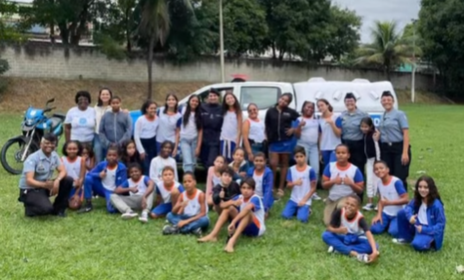 Atividades esportivas tamb&eacute;m foram ministradas aos alunos - Reprodu&ccedil;&atilde;o / 24&ordm; BPM