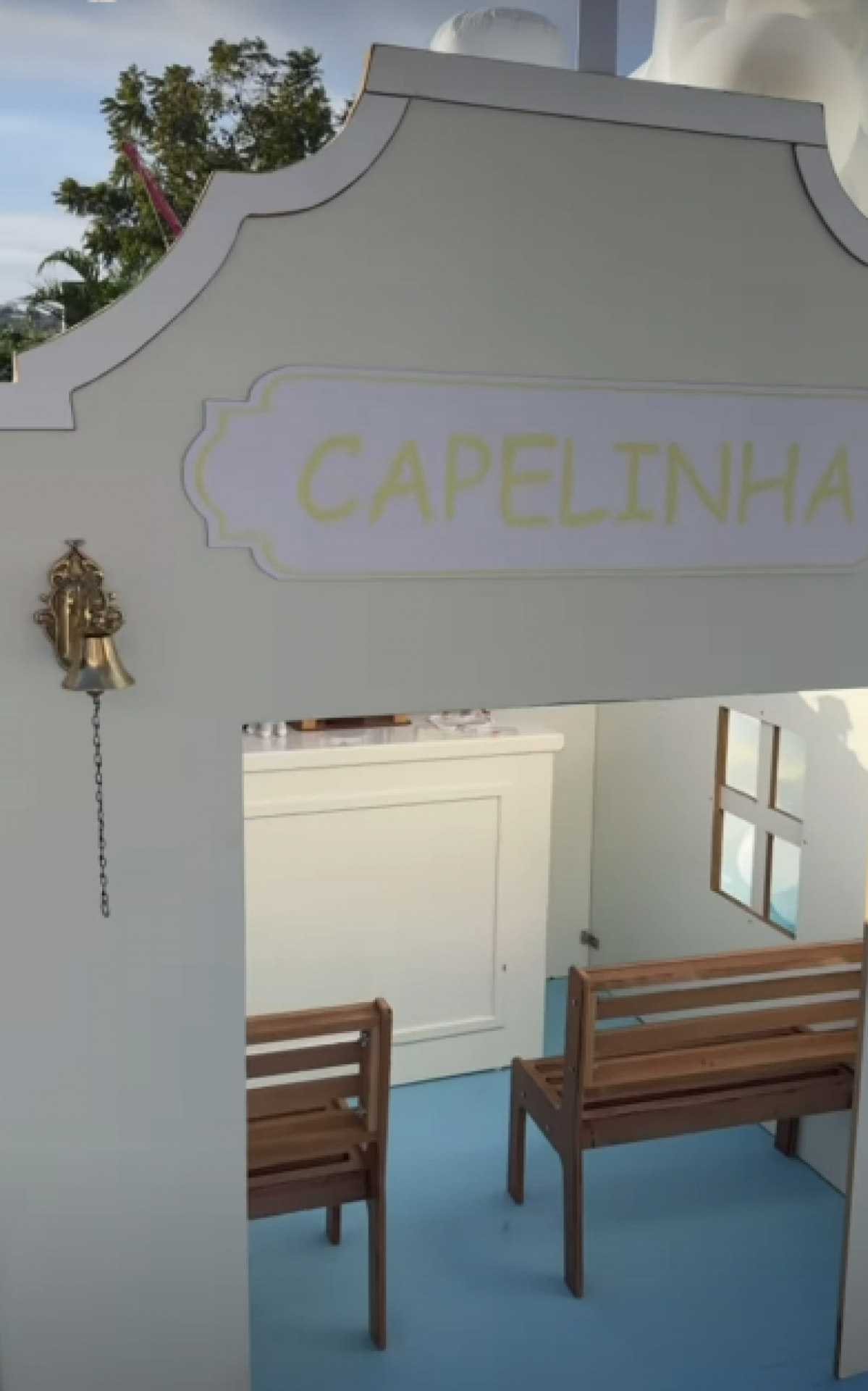 Festa de Maria Alice tem capelinha na decoração - Reprodução/Instagram