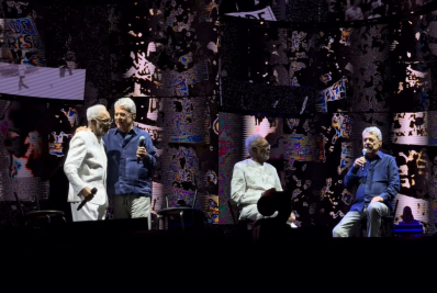 Vídeo! Chico Buarque canta 'Cálice' com Gilberto Gil em show no Rio 