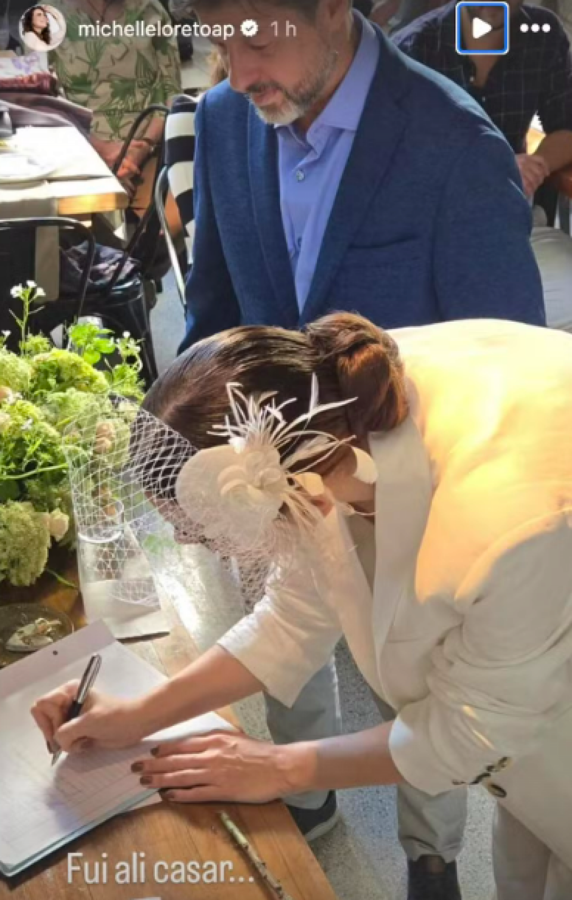 Michelle Loreto se casa com Alexandre Mattoso - Reprodução do Instagram