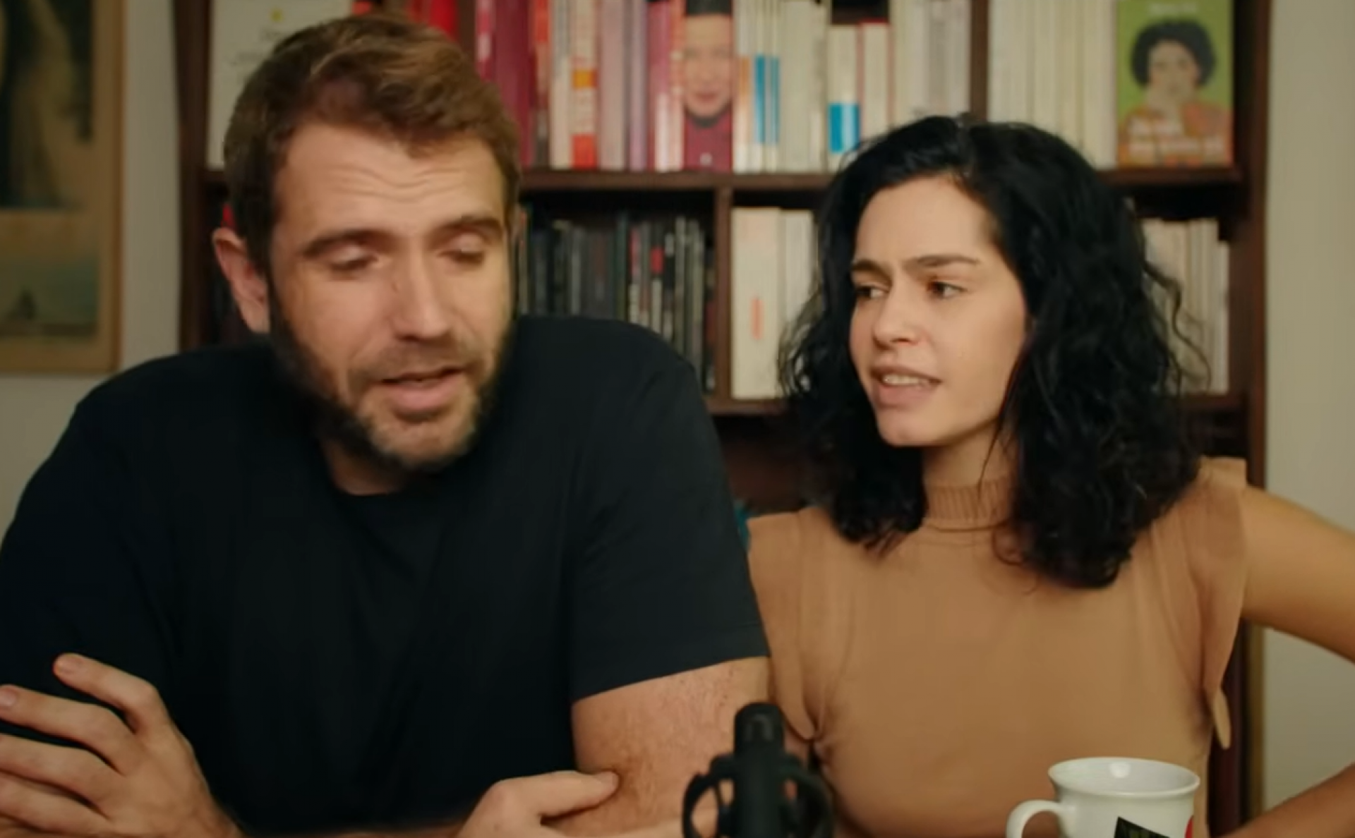 Maria Flor relata desentendimento com Emanuel Aragão por recusa em participar de atividade na escola do filho - reprodução Youtube