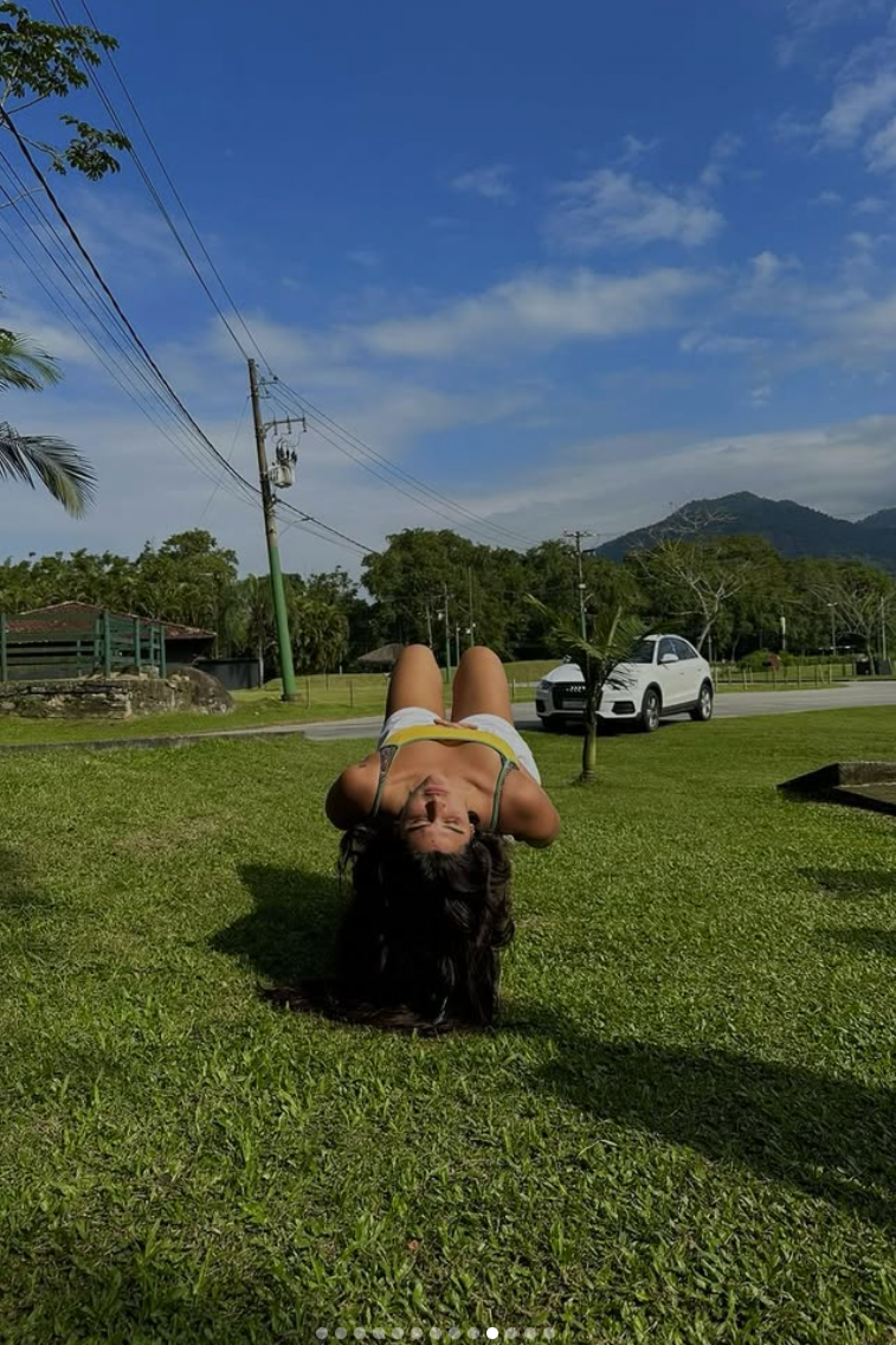 Giulia Costa compartilhou momentos de descanso  - reprodução Instagram