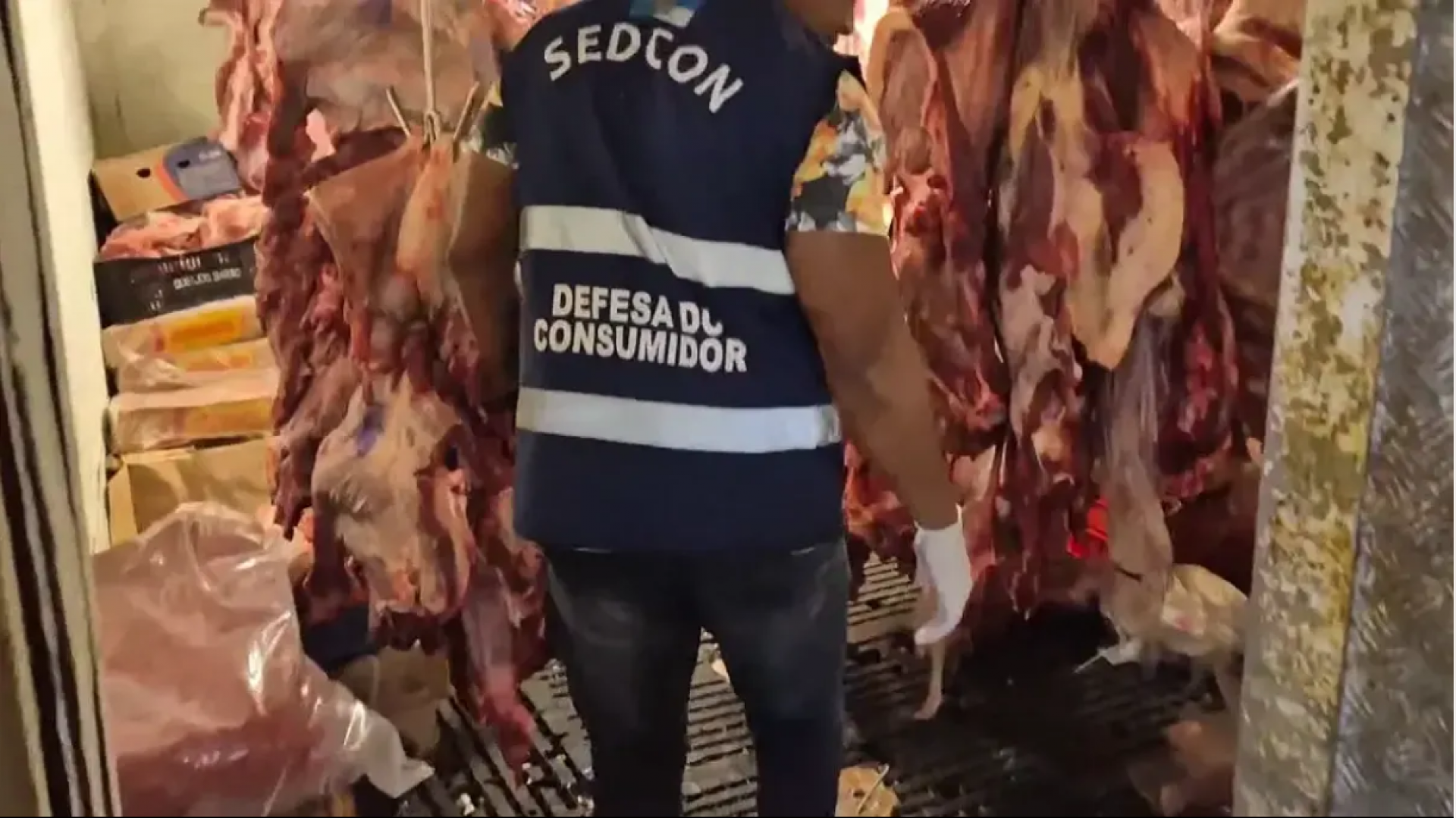 Fiscais encontraram carnes vencidas em Niterói - Divulgação / Procon-RJ / Sedcon