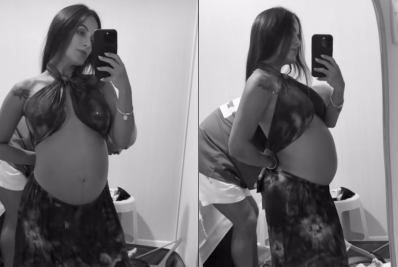 À espera do primeiro filho com Thiaguinho, Carol Peixinho exibe barrigão de 5 meses