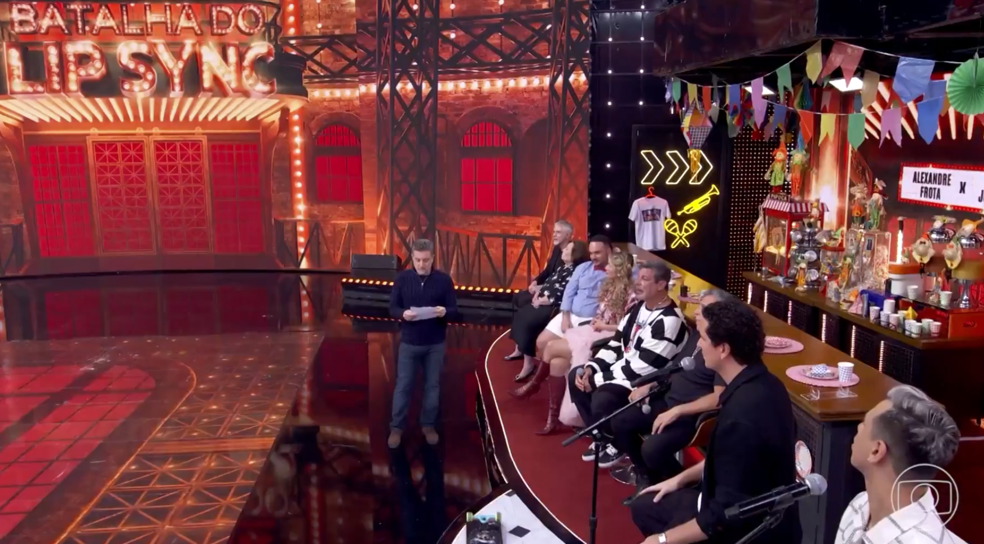 Alexandre Frota volta à Globo após 25 anos e se emociona com carta a Luciano Huck  - Globo