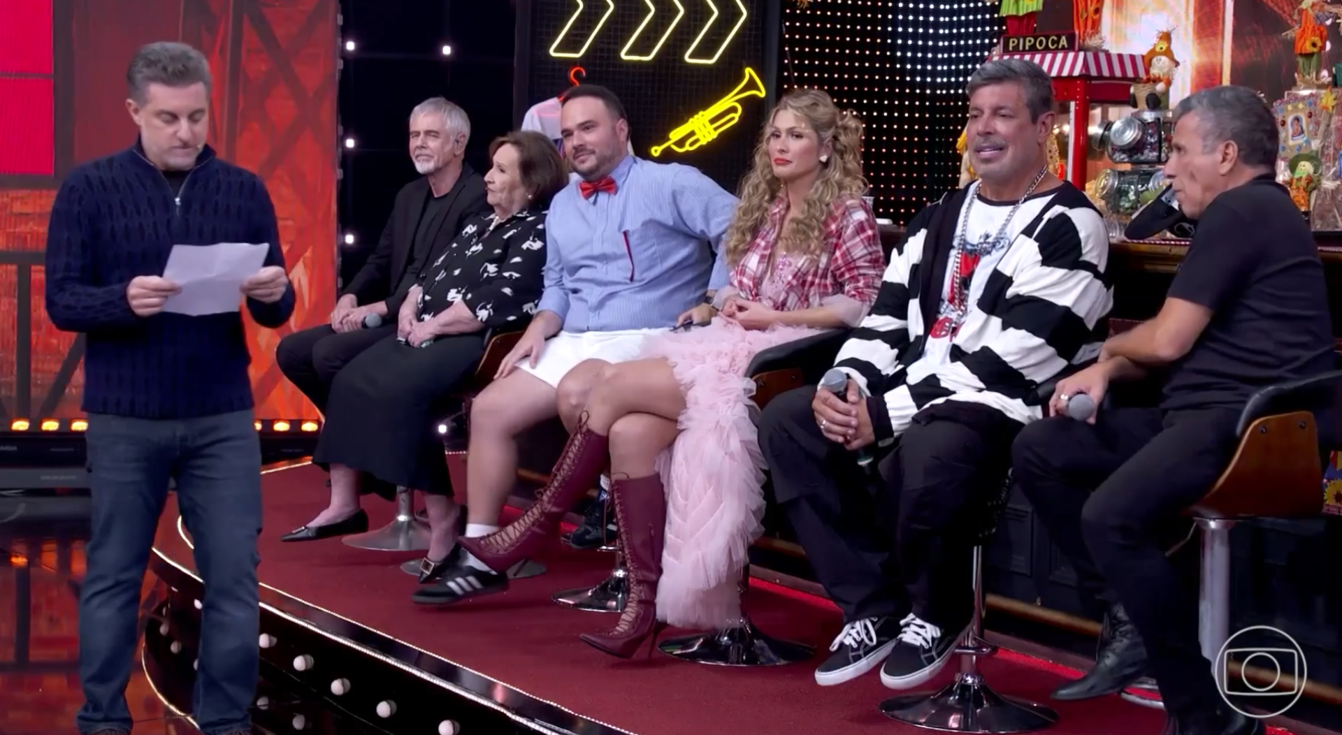 Alexandre Frota volta à Globo após 25 anos e se emociona com carta a Luciano Huck  - Globo