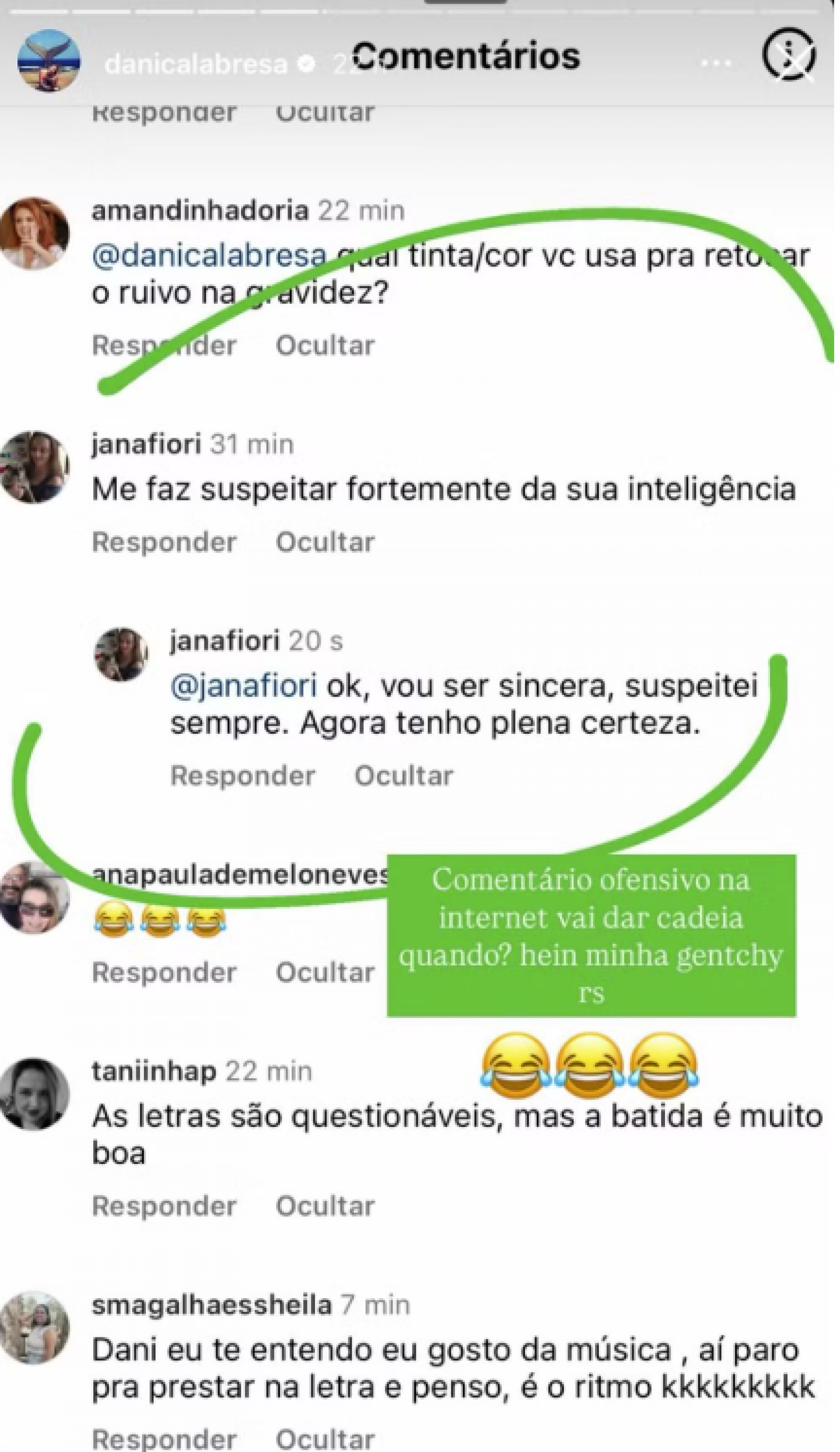 Grávida de 8 meses, Dani Calabresa dança funk e rebate comentários ofensivos  - reprodução Instagram