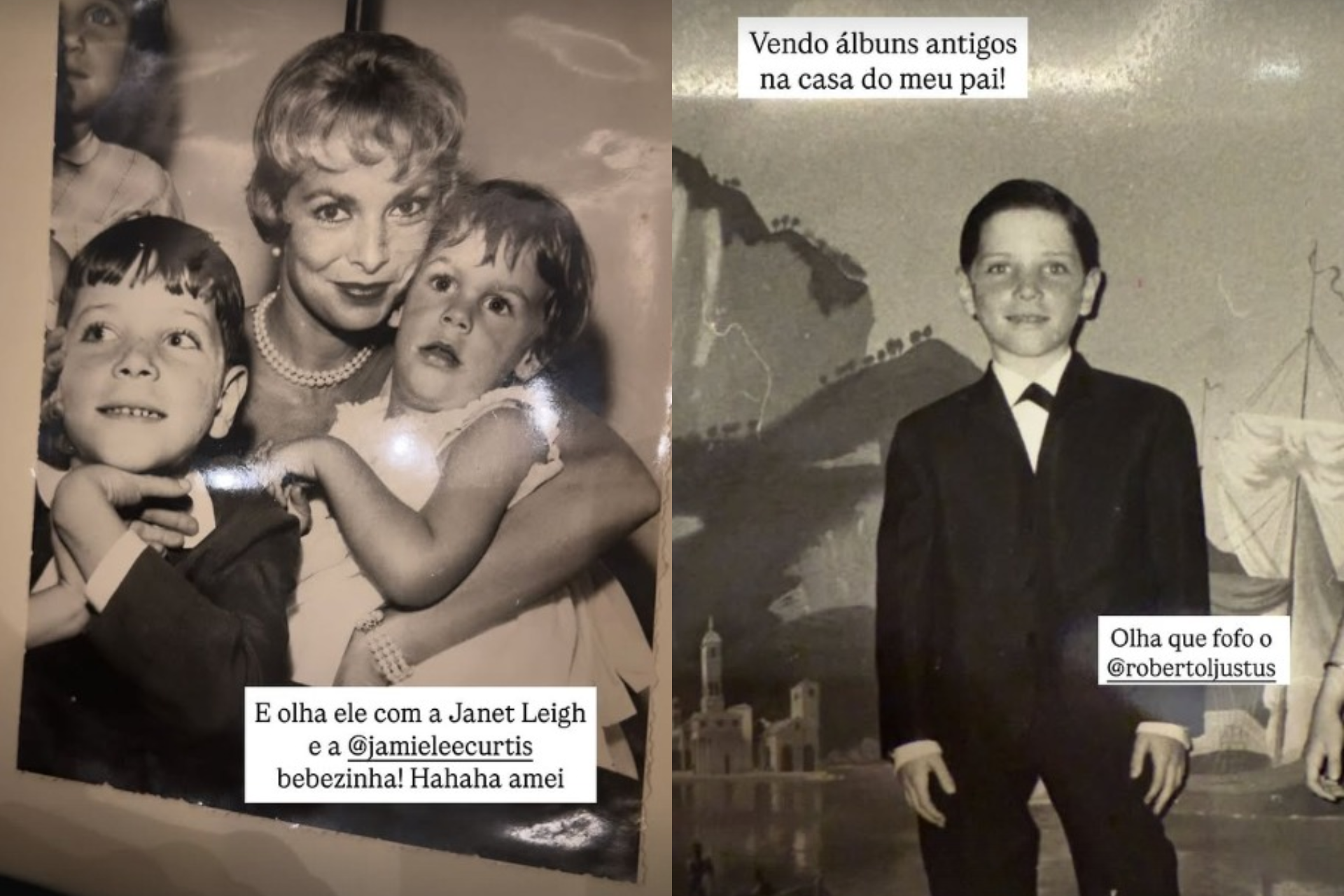 Fabiana Justus resgata lembranças da infância de Roberto Justus  - Reprodução Instagram