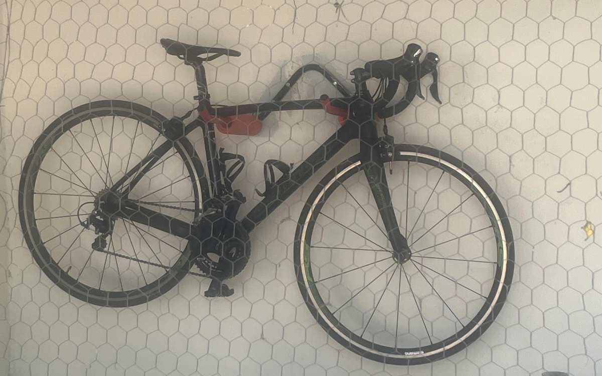 Uma das bikes do professor-atleta Gilberto Jardim