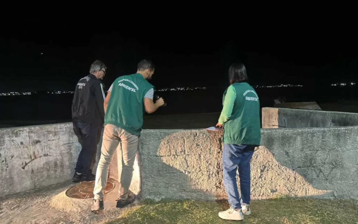 Núcleo Especial de Fiscalização de Saneamento realiza vistoria noturna