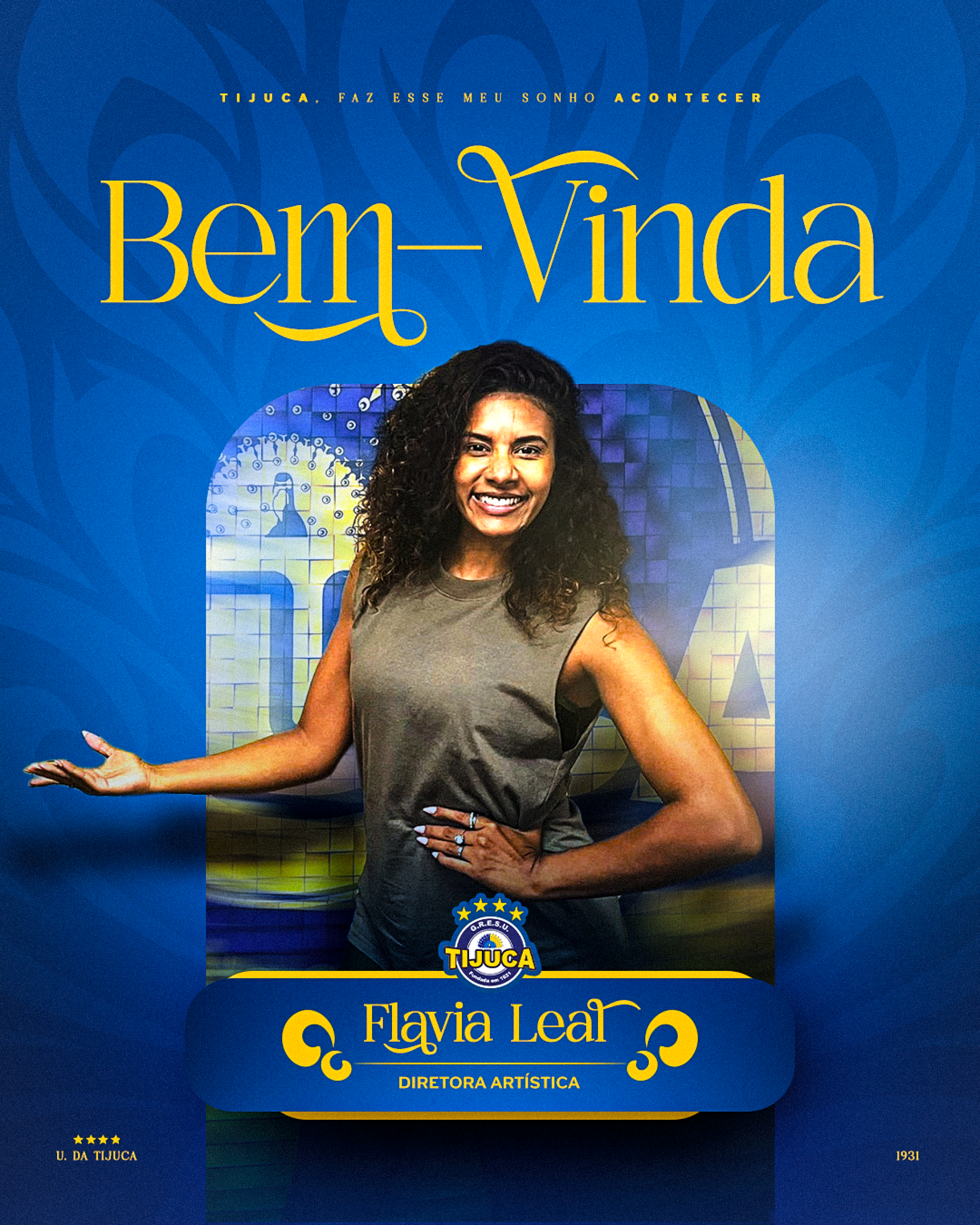 Unidos da Tijuca terá Flávia Leal como diretora artística em 2026 - Divulgação