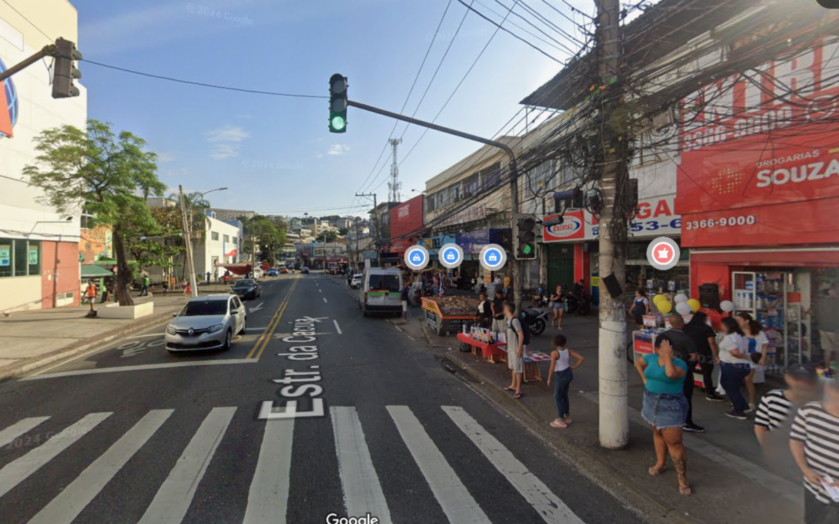 A vítima foi atropelada na Estrada do Cacuia, na Ilha do Governador