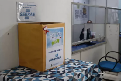 Sala do empreendedor vira ponto de coleta da campanha do agasalho em São Pedro da Aldeia