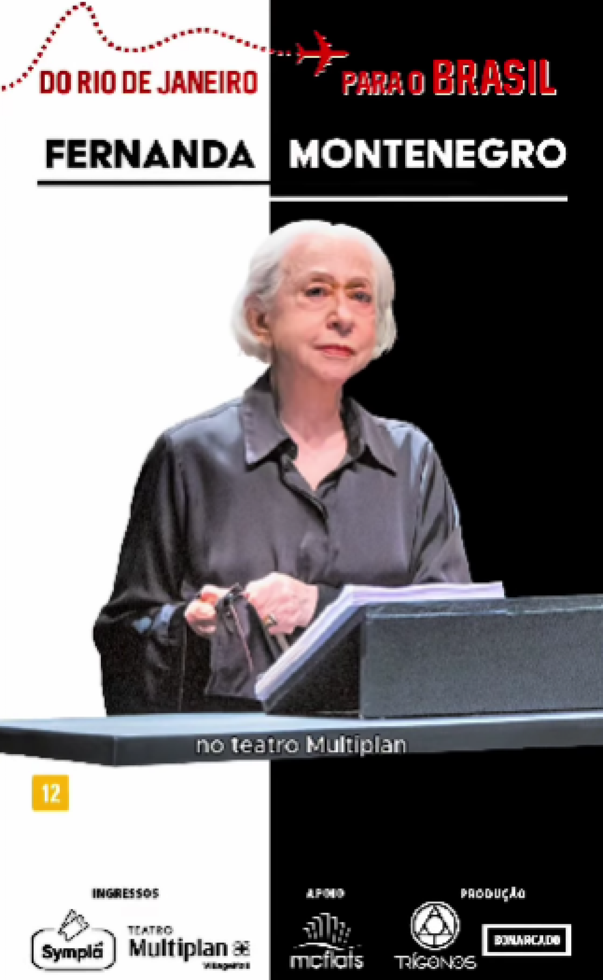  Fernanda Montenegro apresenta espetáculos no Rio, a partir do dia 12 de julho - Reprodução / Instagram