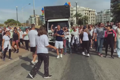Caminhada marca lançamento do novo programa municipal 