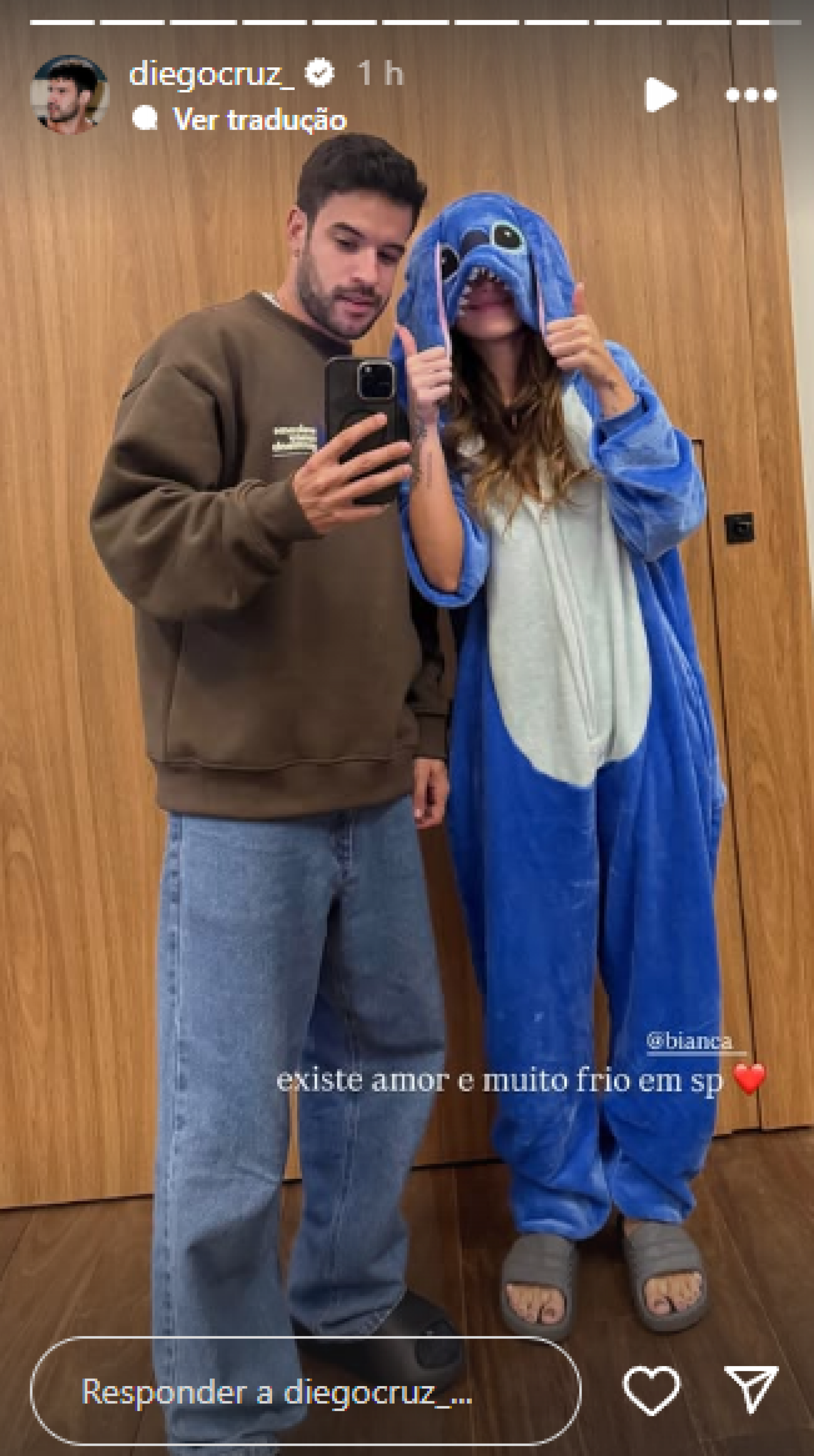Diego Cruz publica clique com Bianca Andrade - Reprodução / Instagram