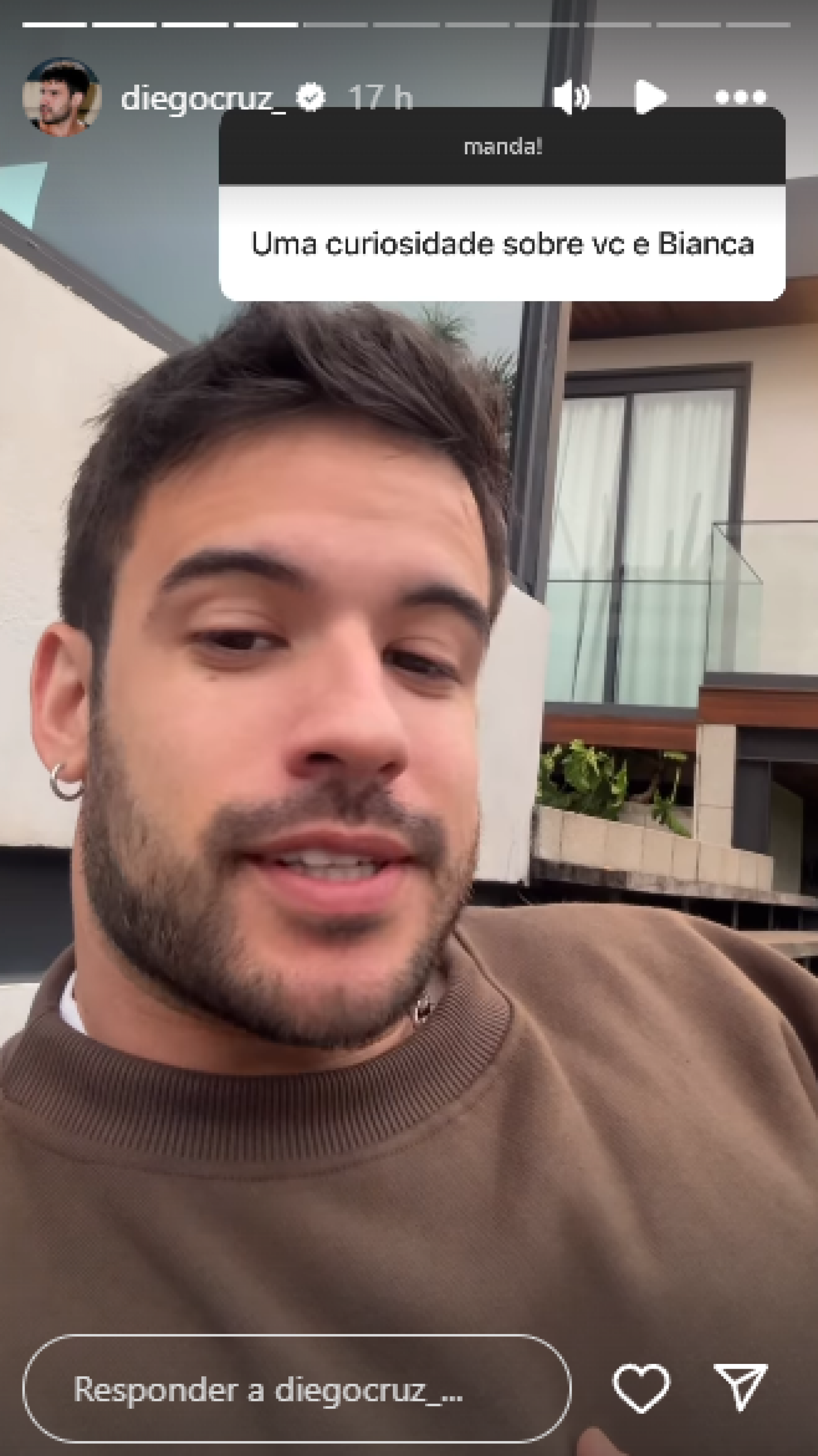 Influenciador digital Diego Cruz comenta namoro com Bianca Andrade - Reprodução de vídeo/ Instagram